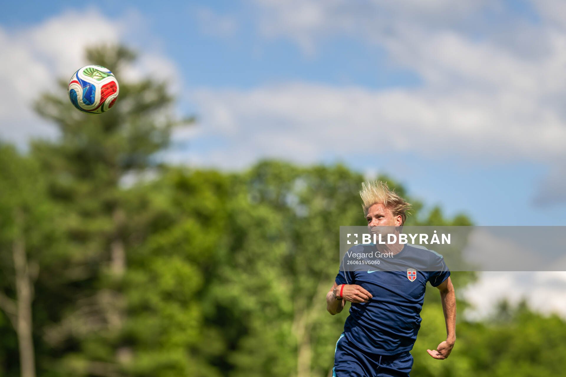 Morten Thorsby of the Norwegian national football team at a