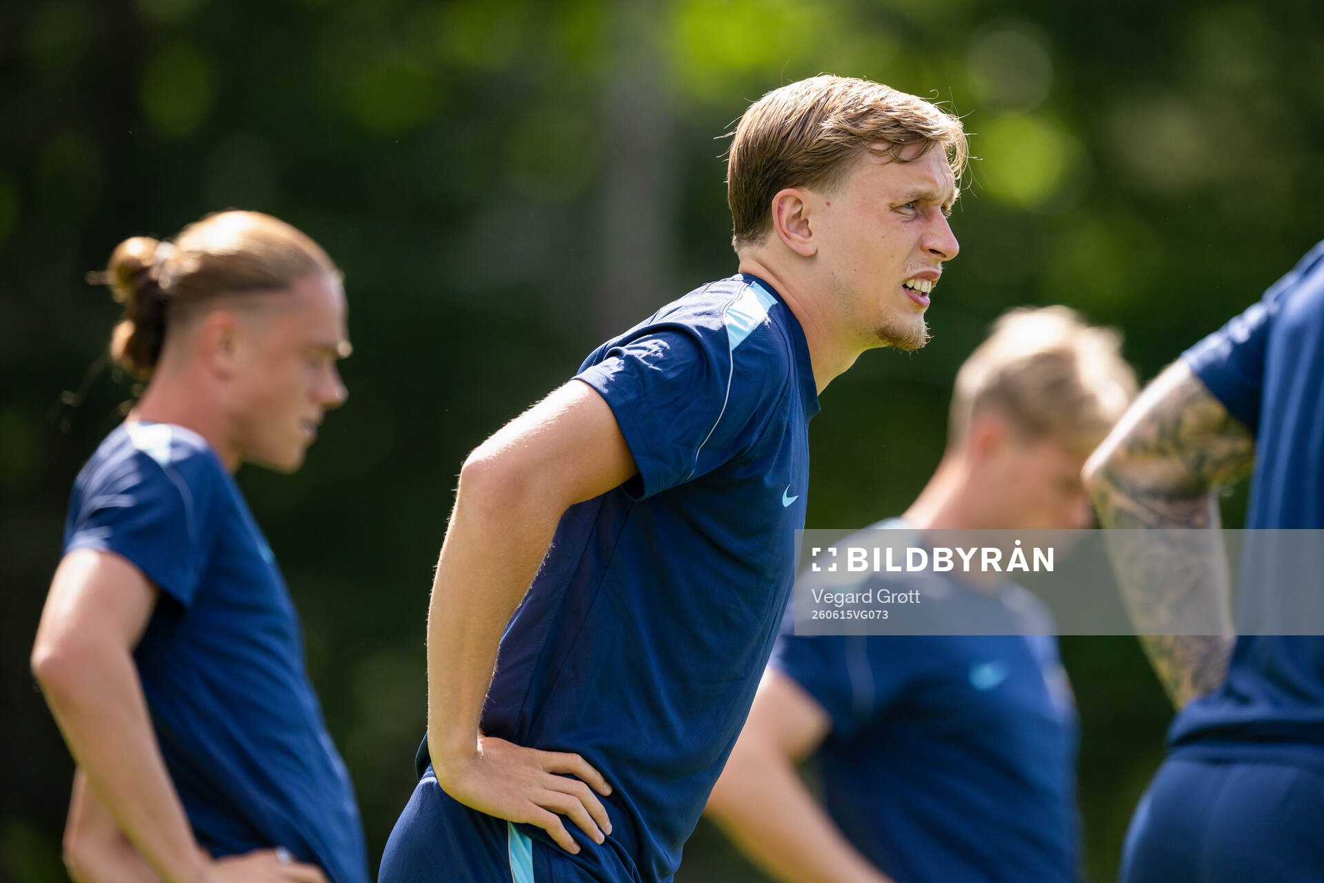 Marcus Holmgren Pedersen of the Norwegian national football