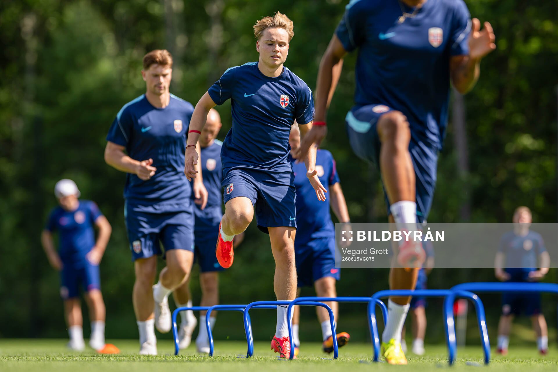 Andreas Schjelderup of the Norwegian national football team