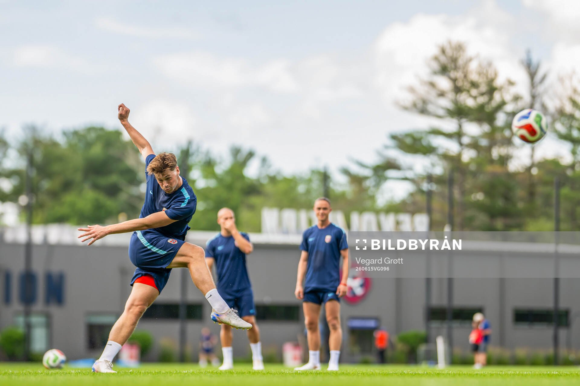 Henrik Falchener of the Norwegian national football team at