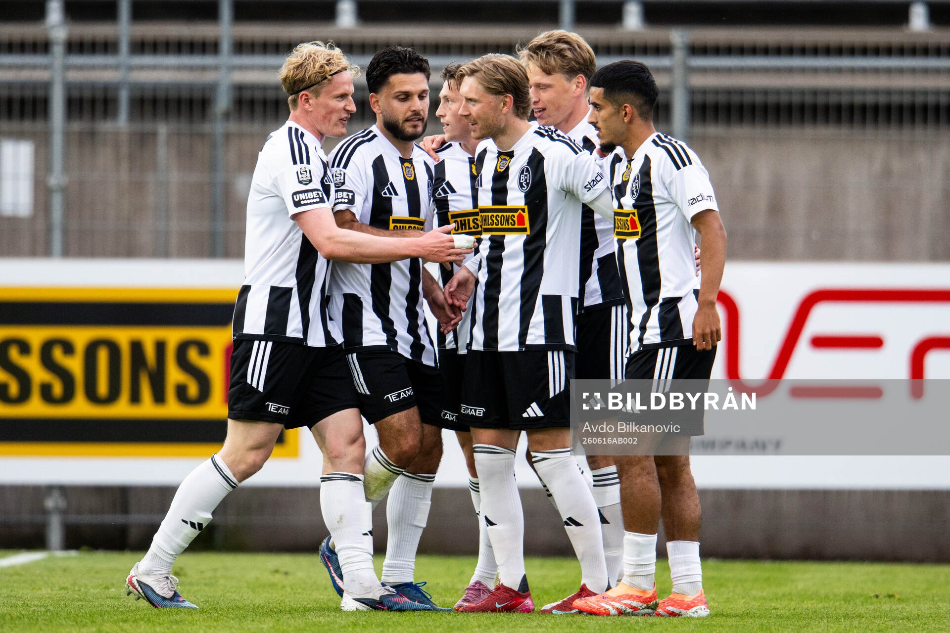 Landskronas Adam Egnell jublar
