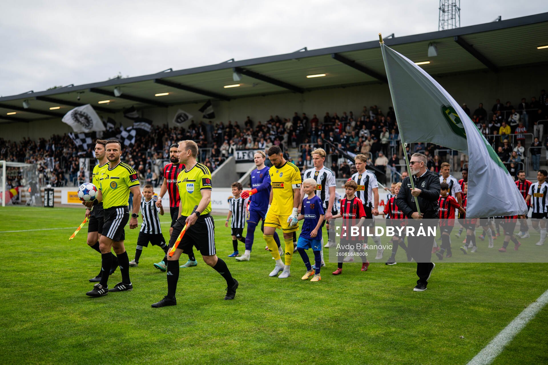 Landskrona och Nordic United går in på plan