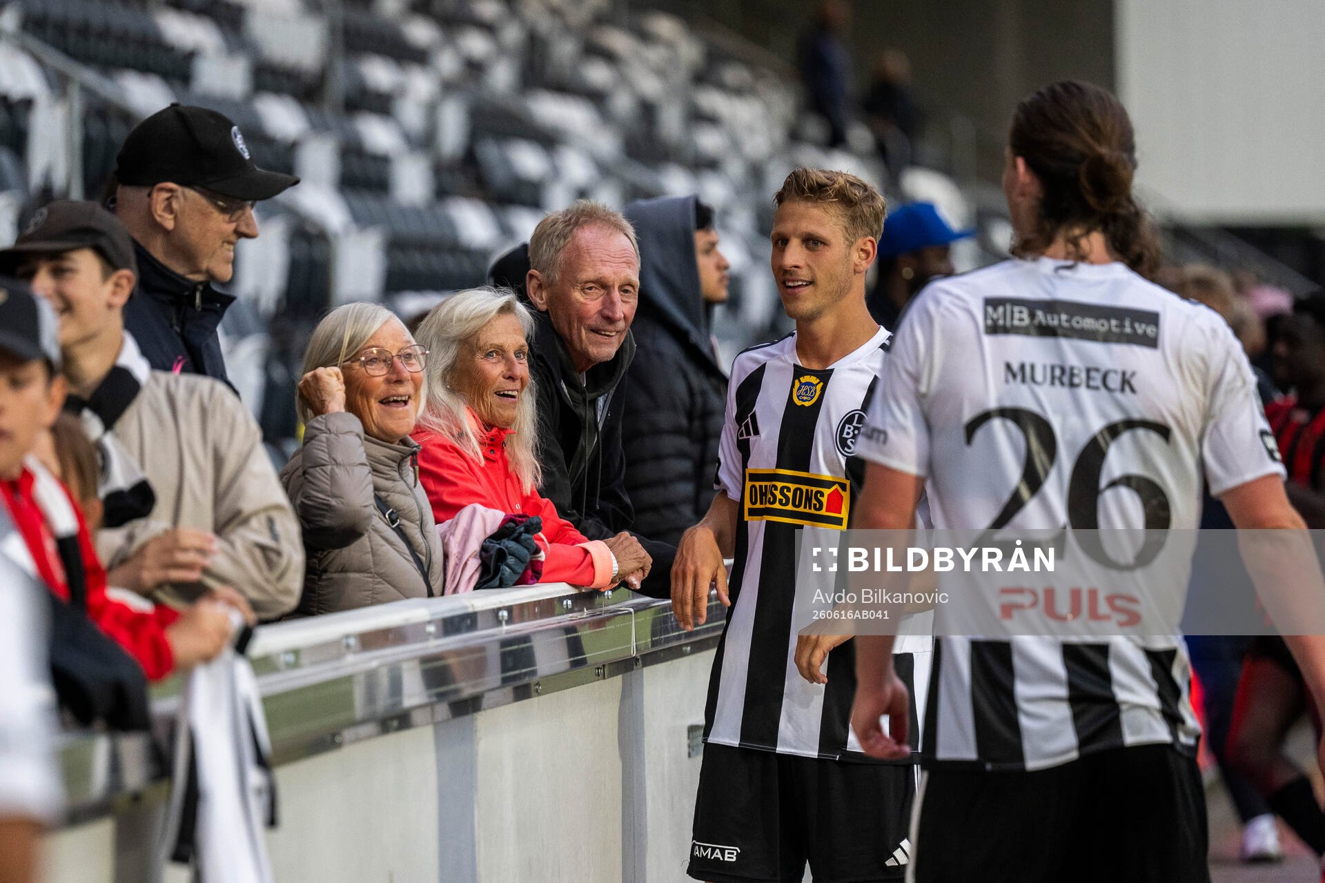 Landskronas Tobias Karlsson och Andreas Murbeck jublar med