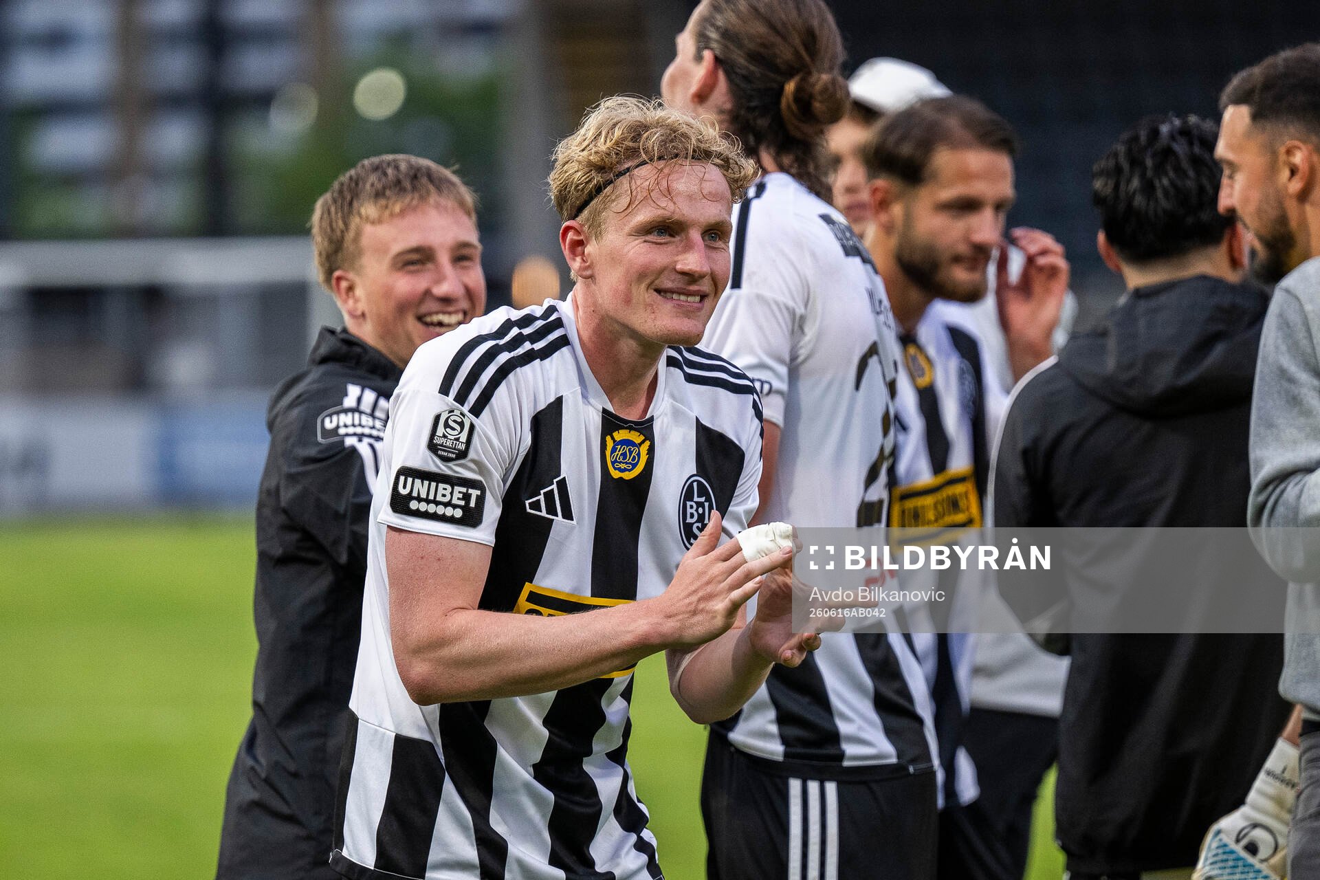 Landskronas Gustaf Westström jublar