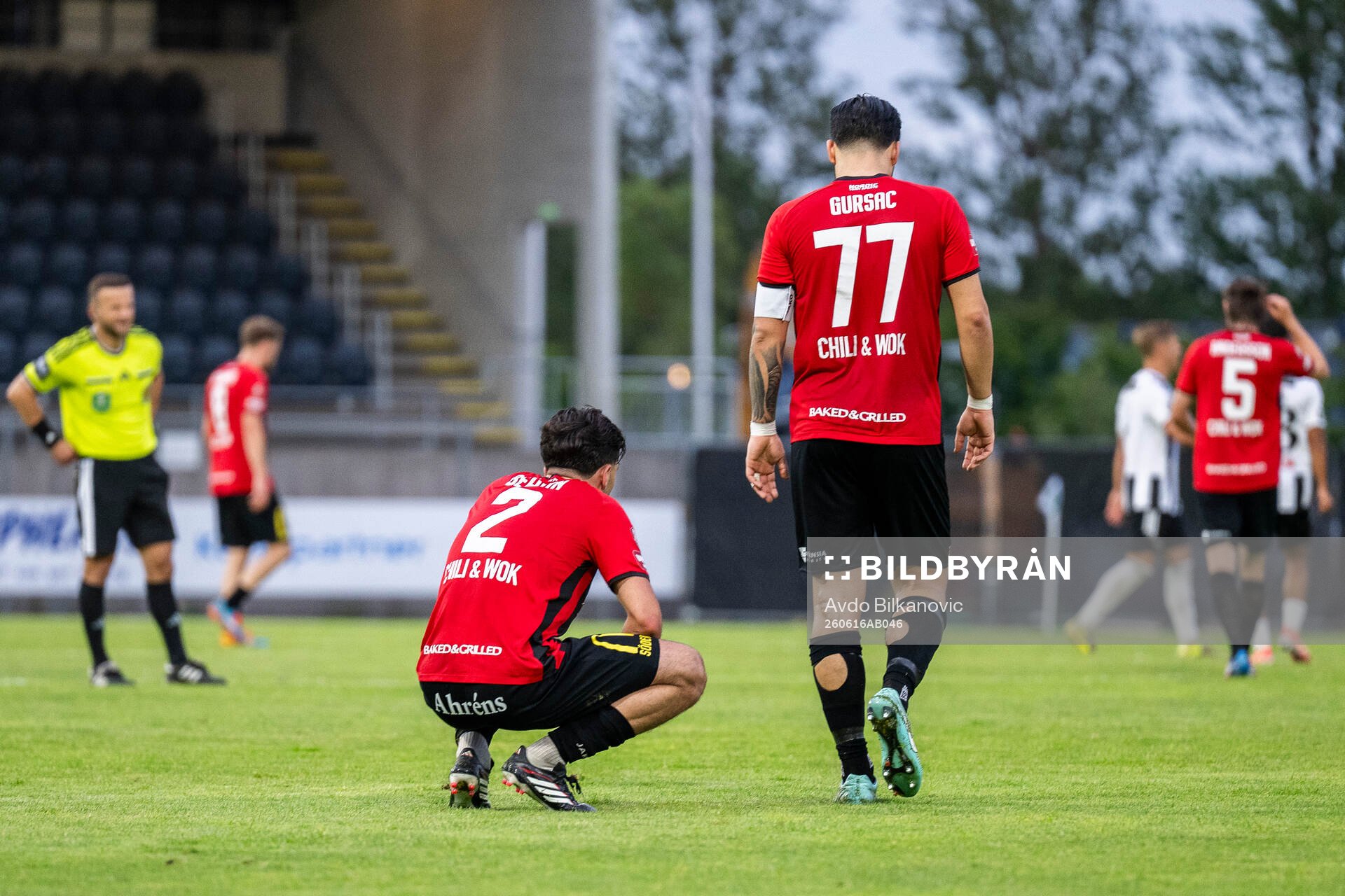 Nordic Uniteds Matteus Behnan och Jonathan Gursac deppar