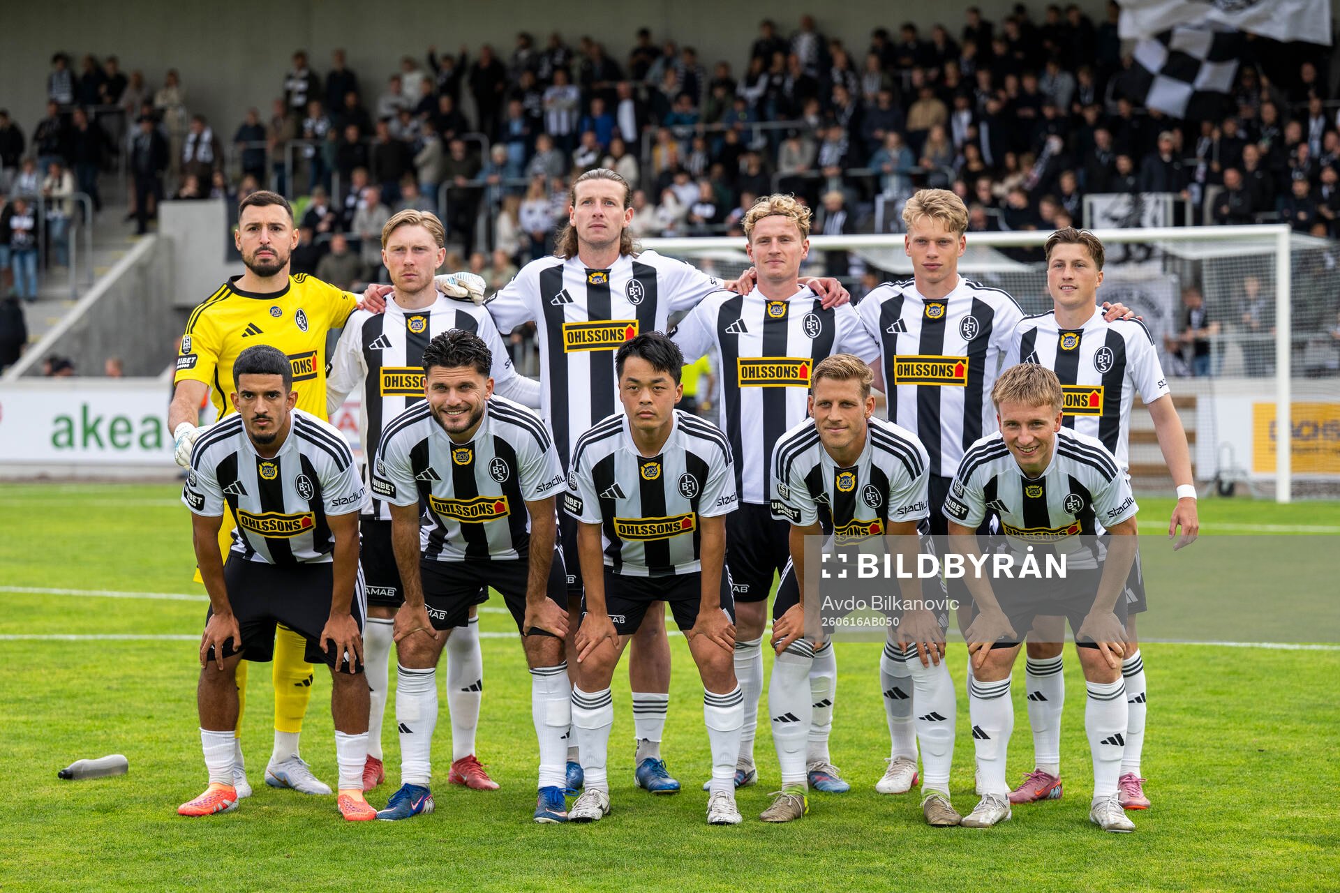 Landskronas startelva ställer upp för lagbild