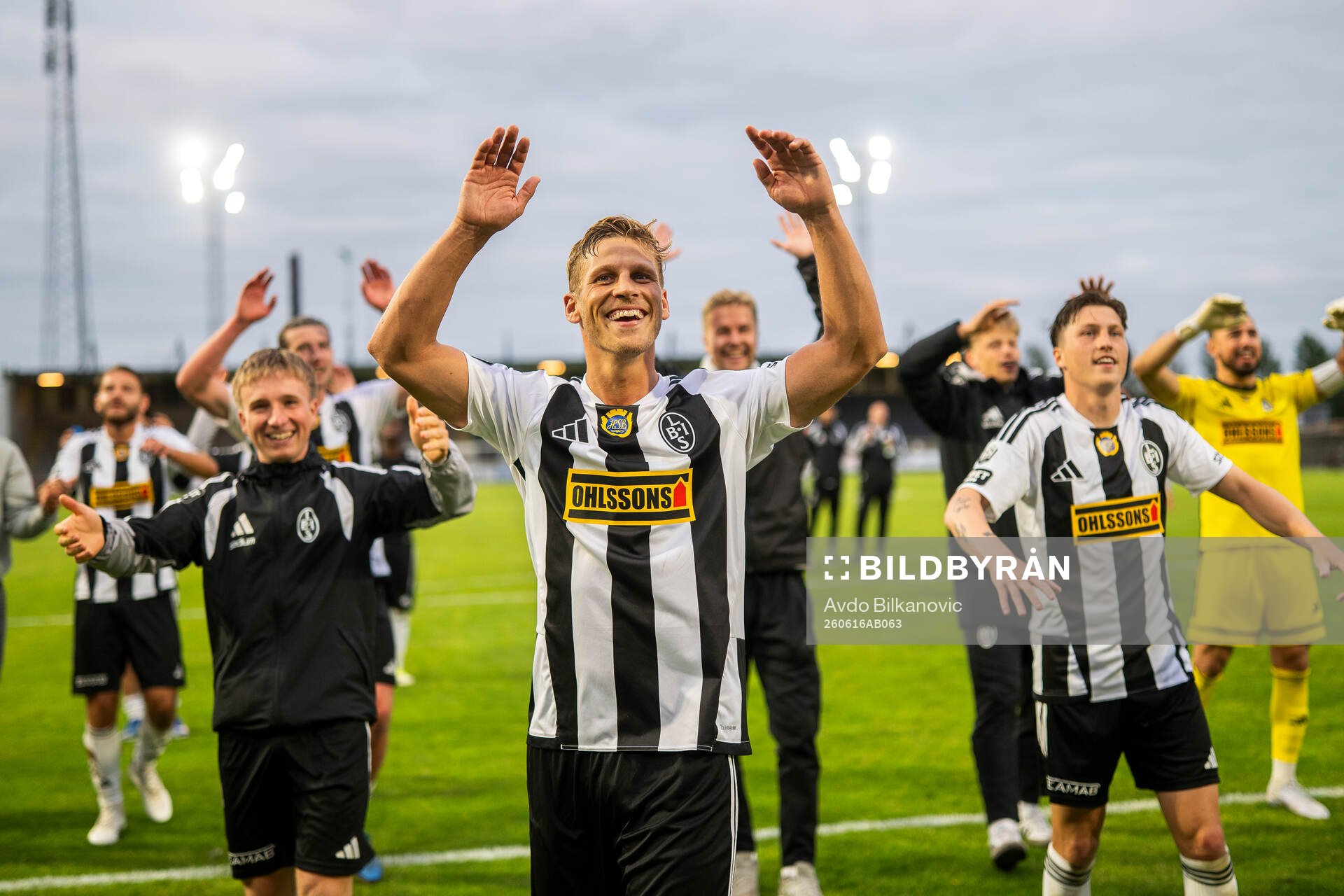 Landskronas Tobias Karlsson jublar