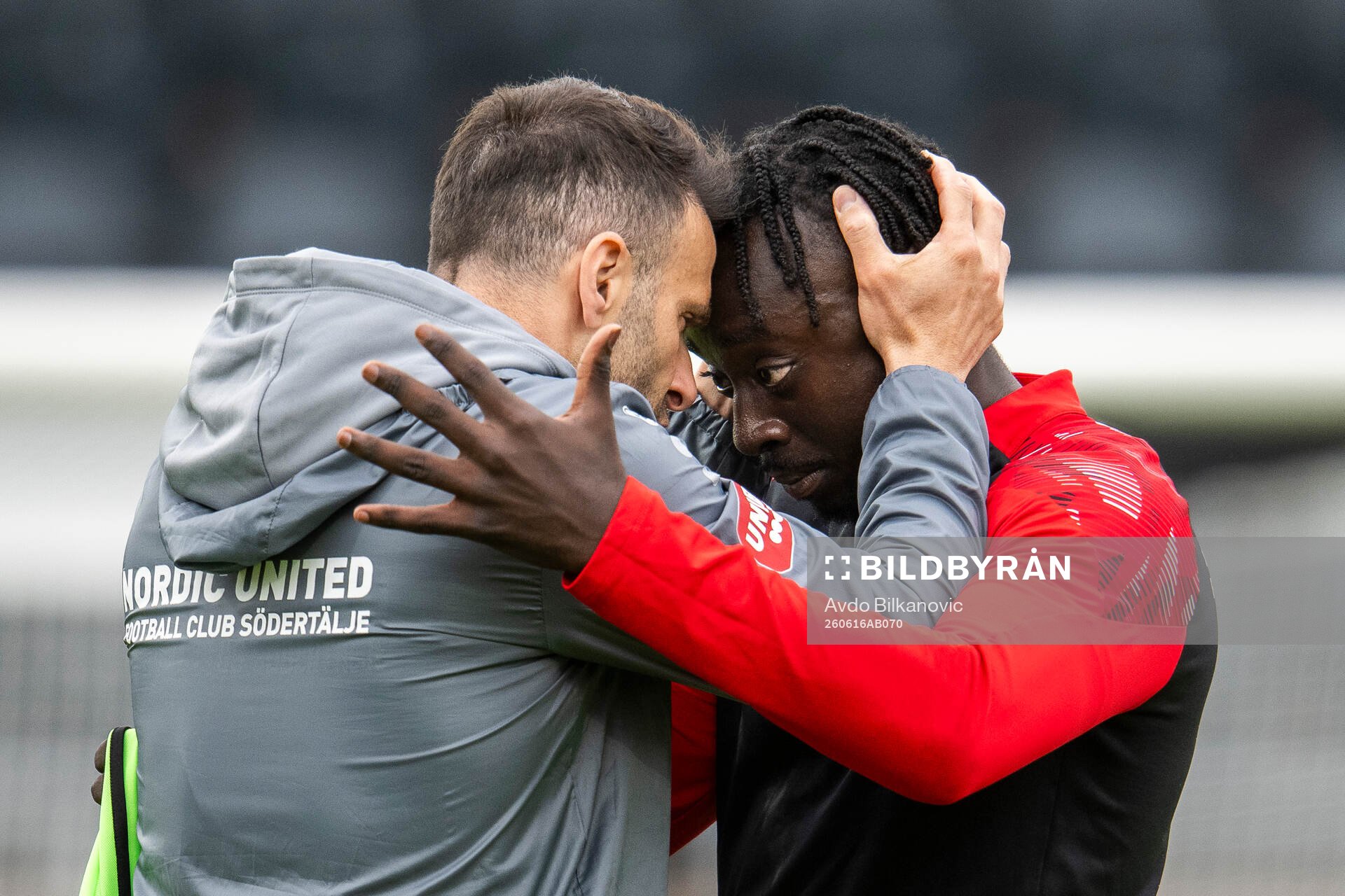 Nordic Uniteds tränare Steven Younan och Kalipha Jawla