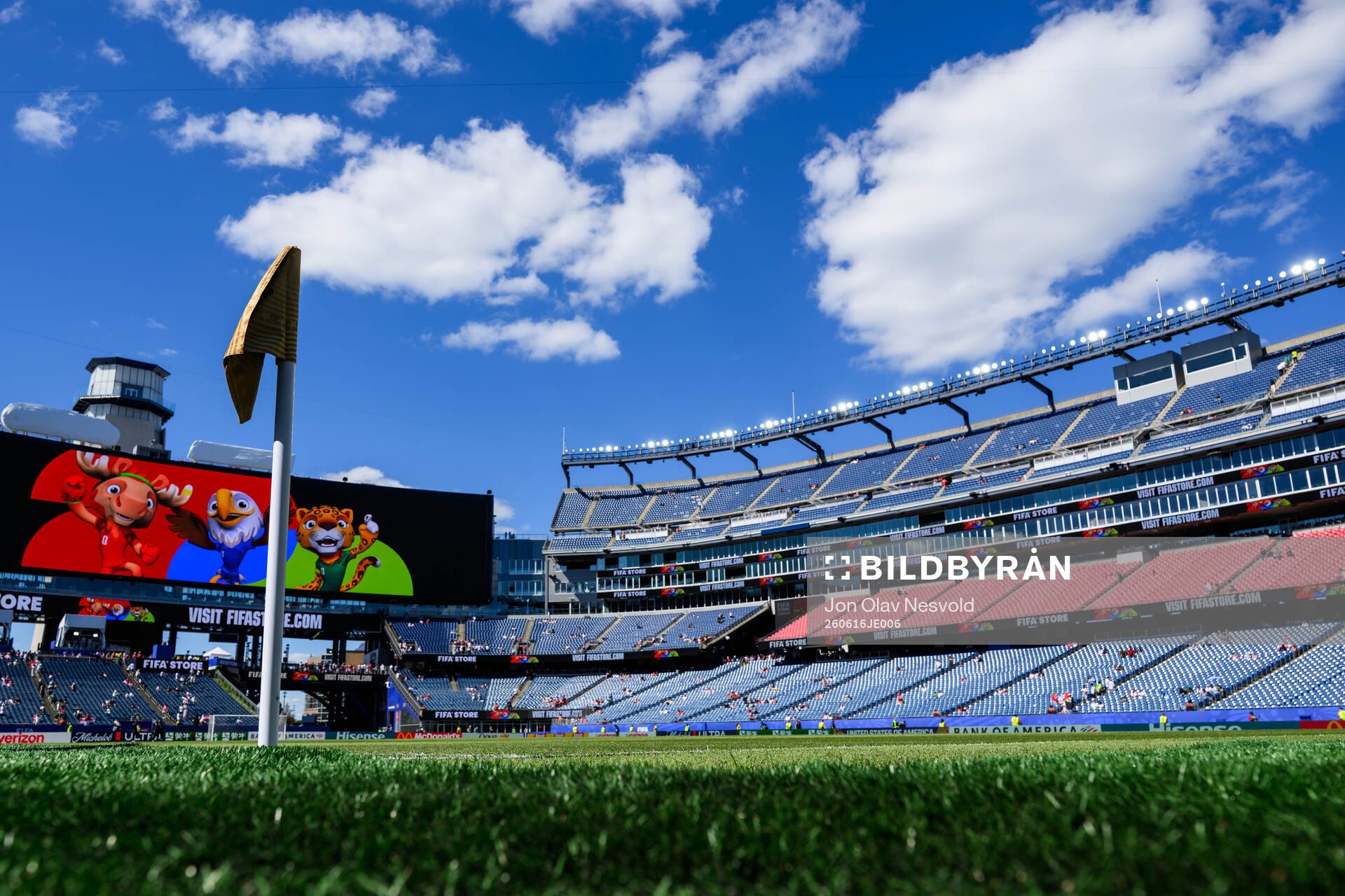 General view of Boston Stadium