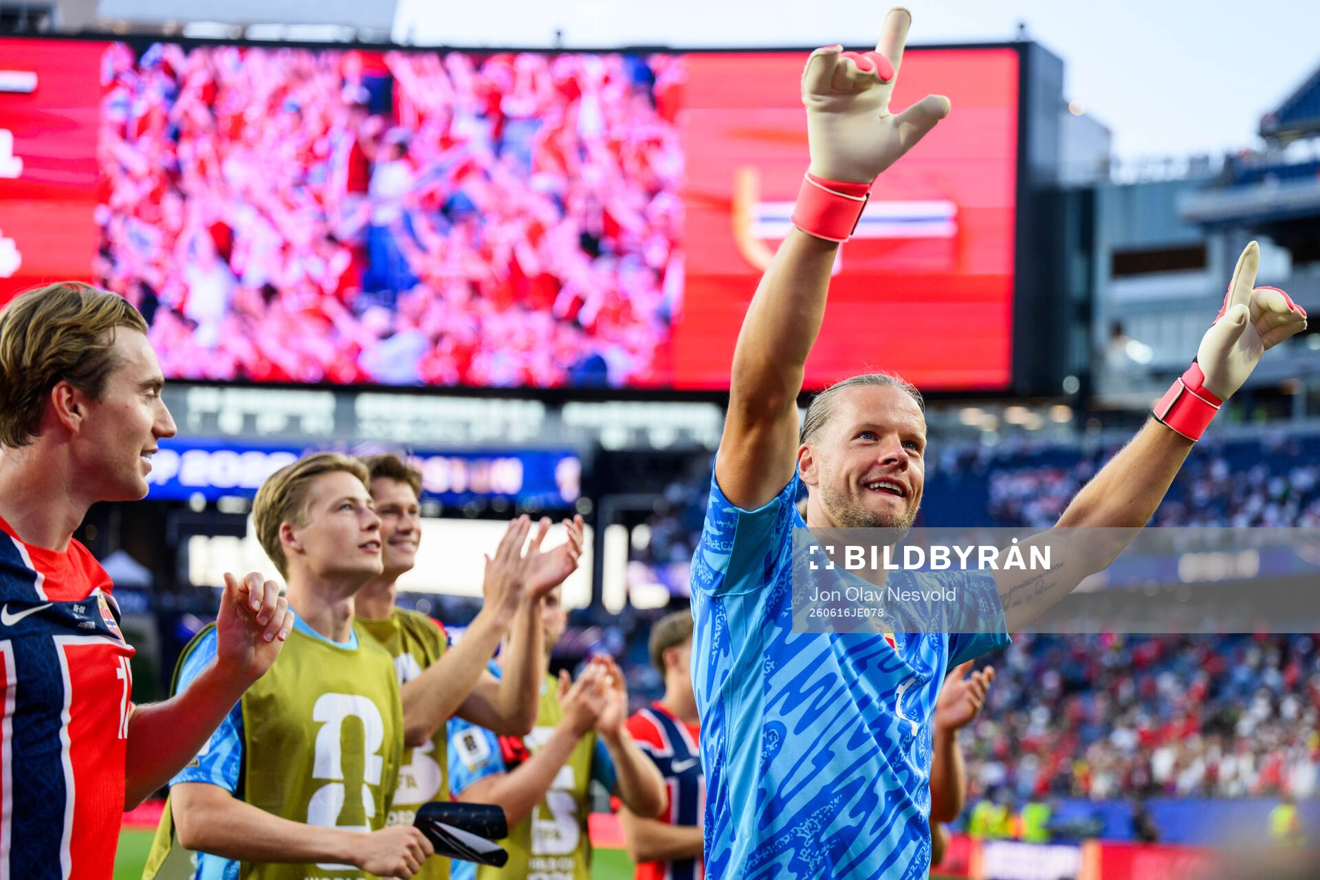 goalkeeper Ørjan Nyland of Norway