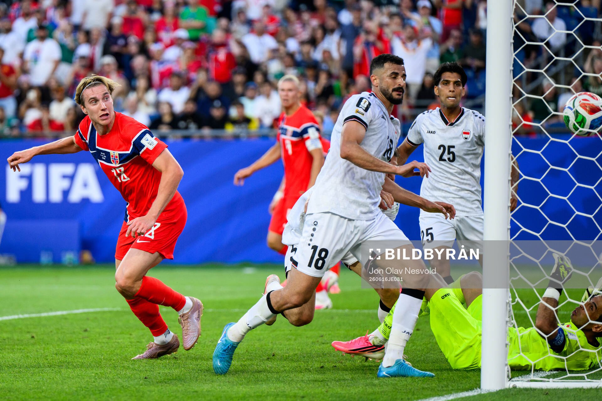 Kristian Thorstvedt of Norway and Aymen Hussein Ghadhban of