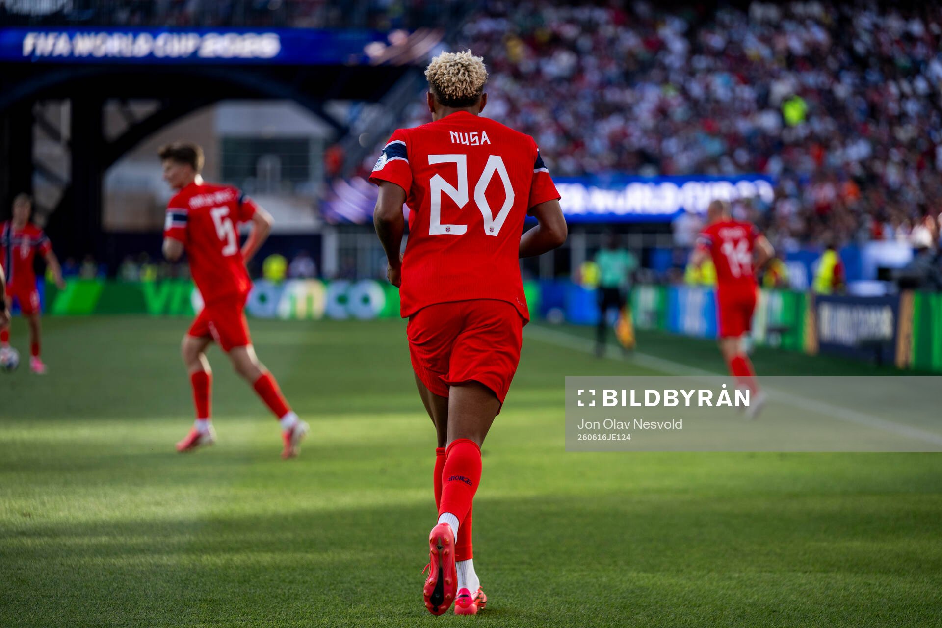 Antonio Nusa of Norway