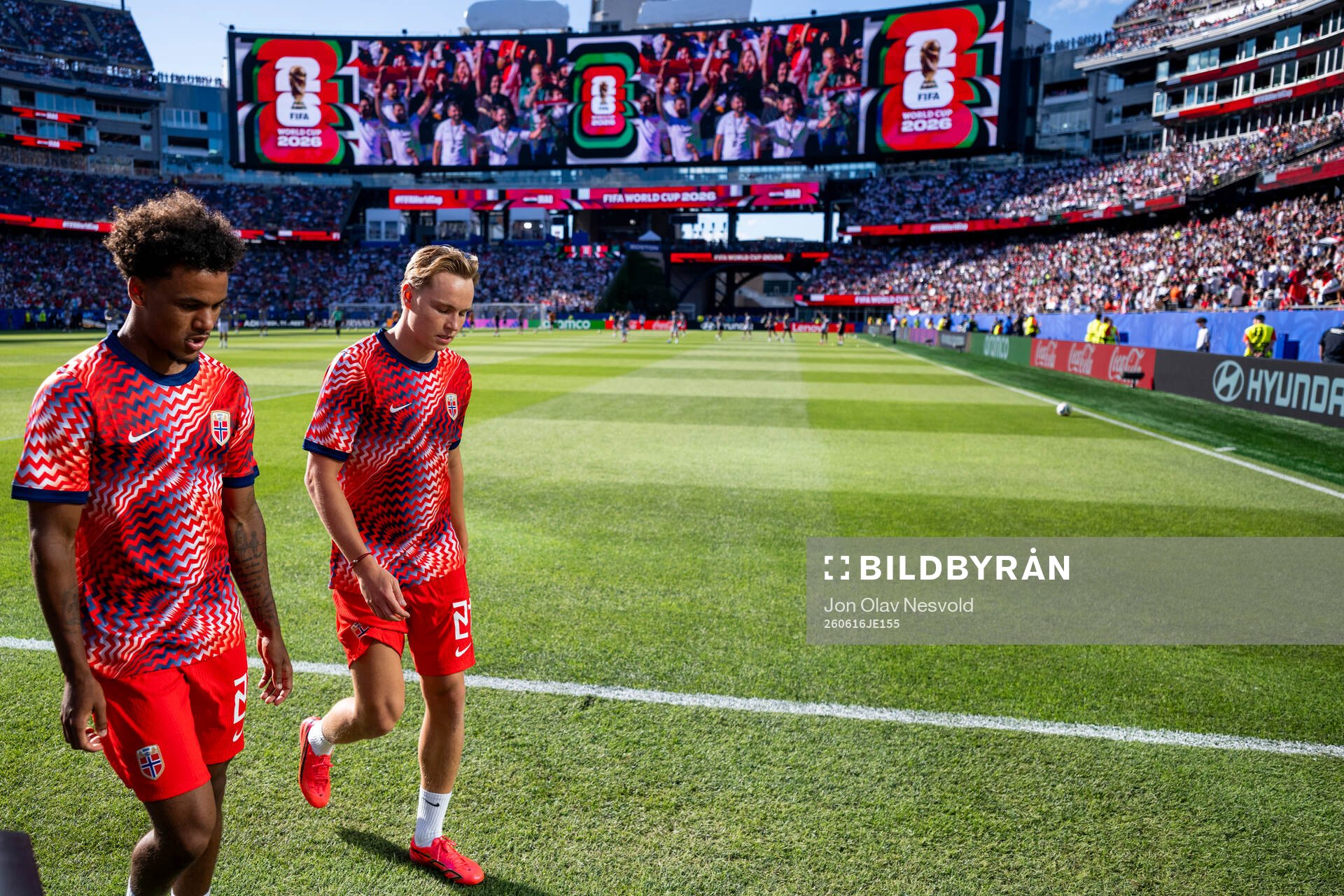 Oscar Bobb and Andreas Schjelderup of Norway