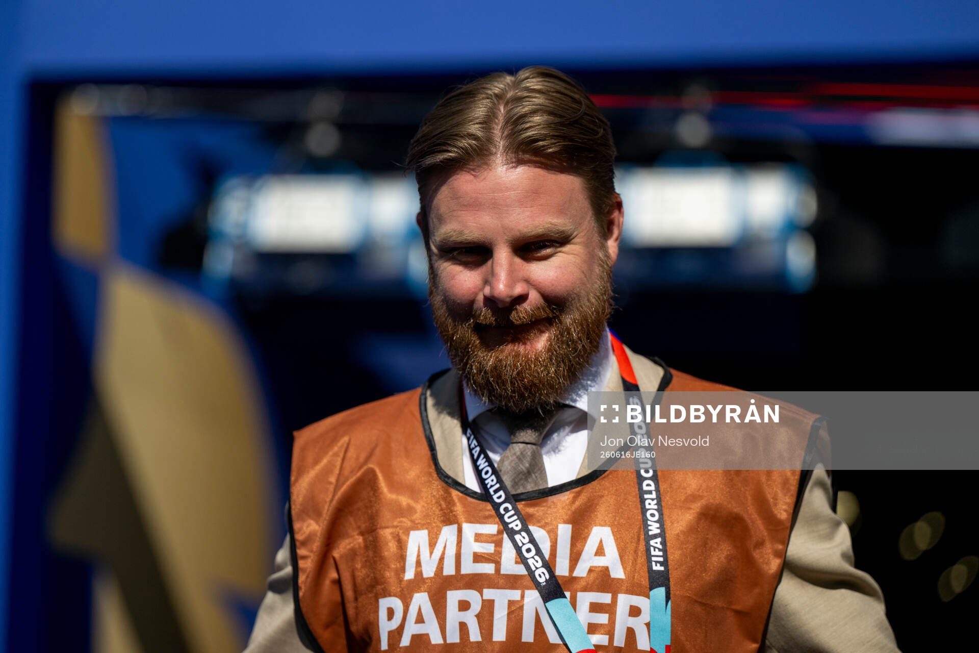 Marius Skjelbæk of Norwegian broadcaster TV 2