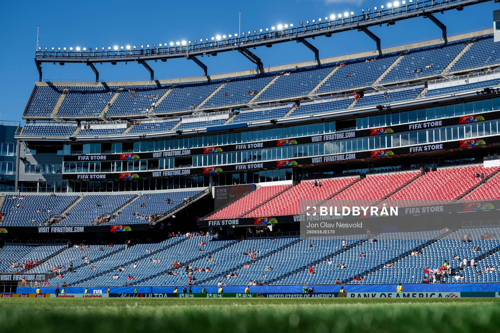 General interior view of Boston Stadium