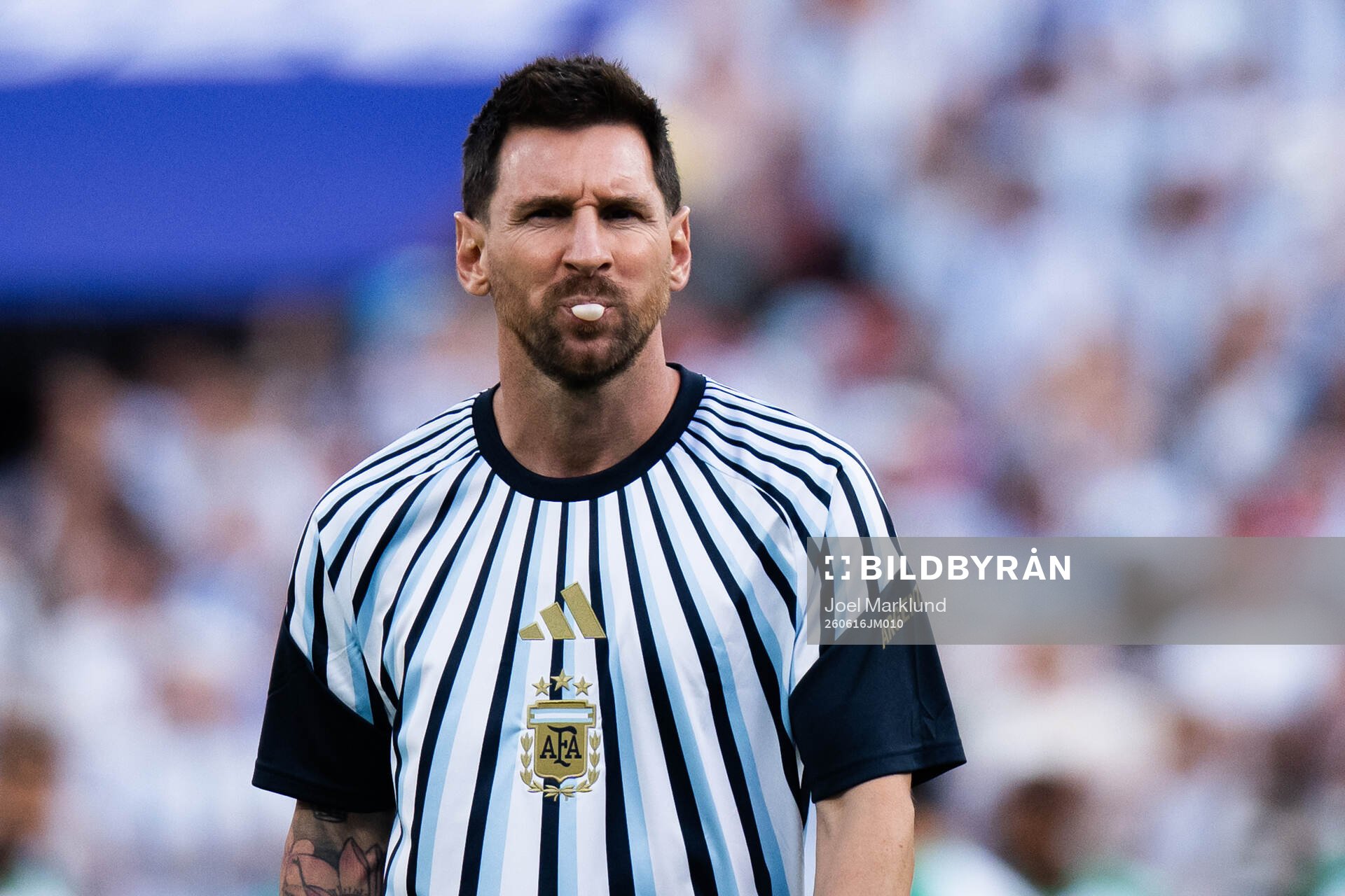 Lionel Messi of Argentina
