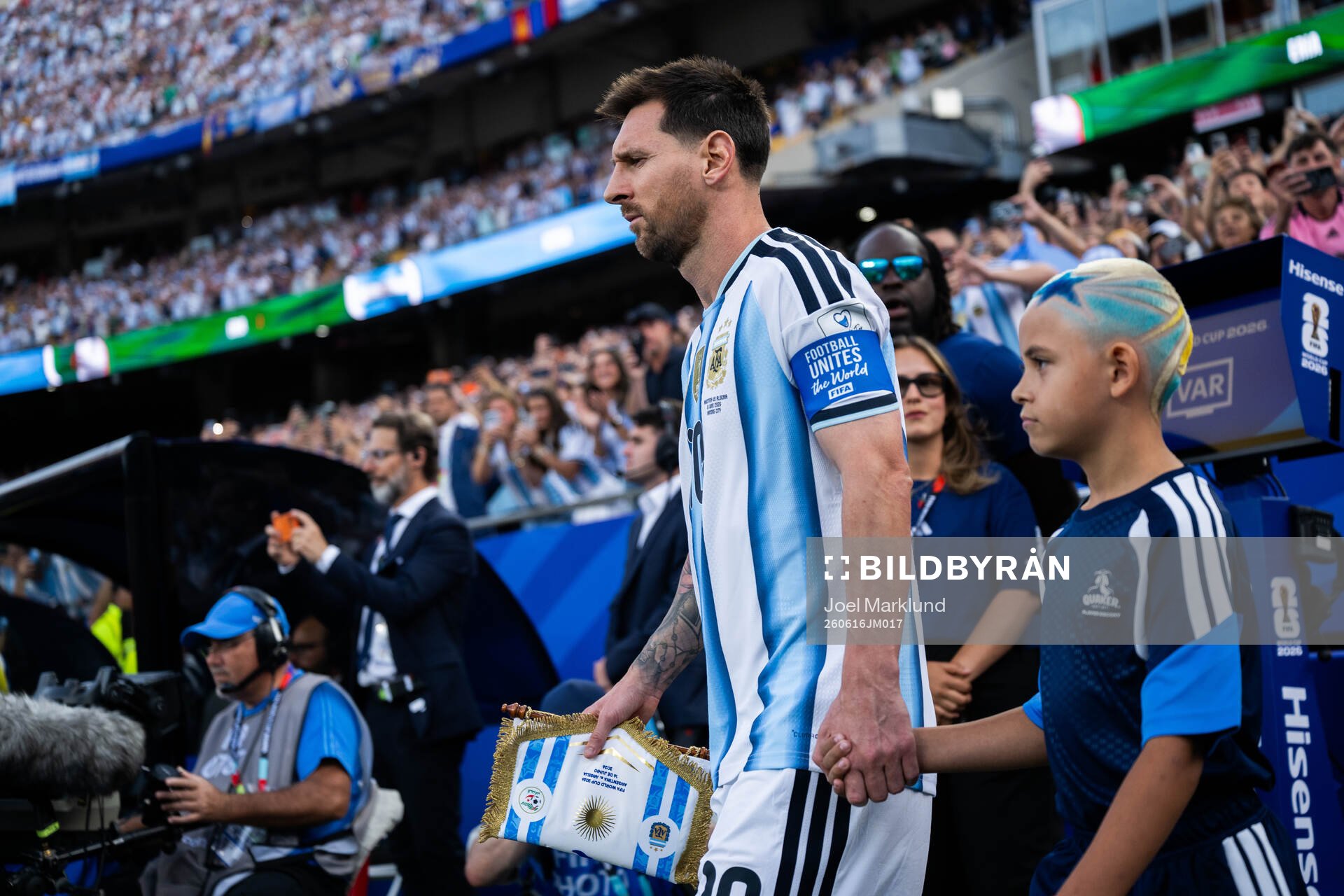 Lionel Messi of Argentina