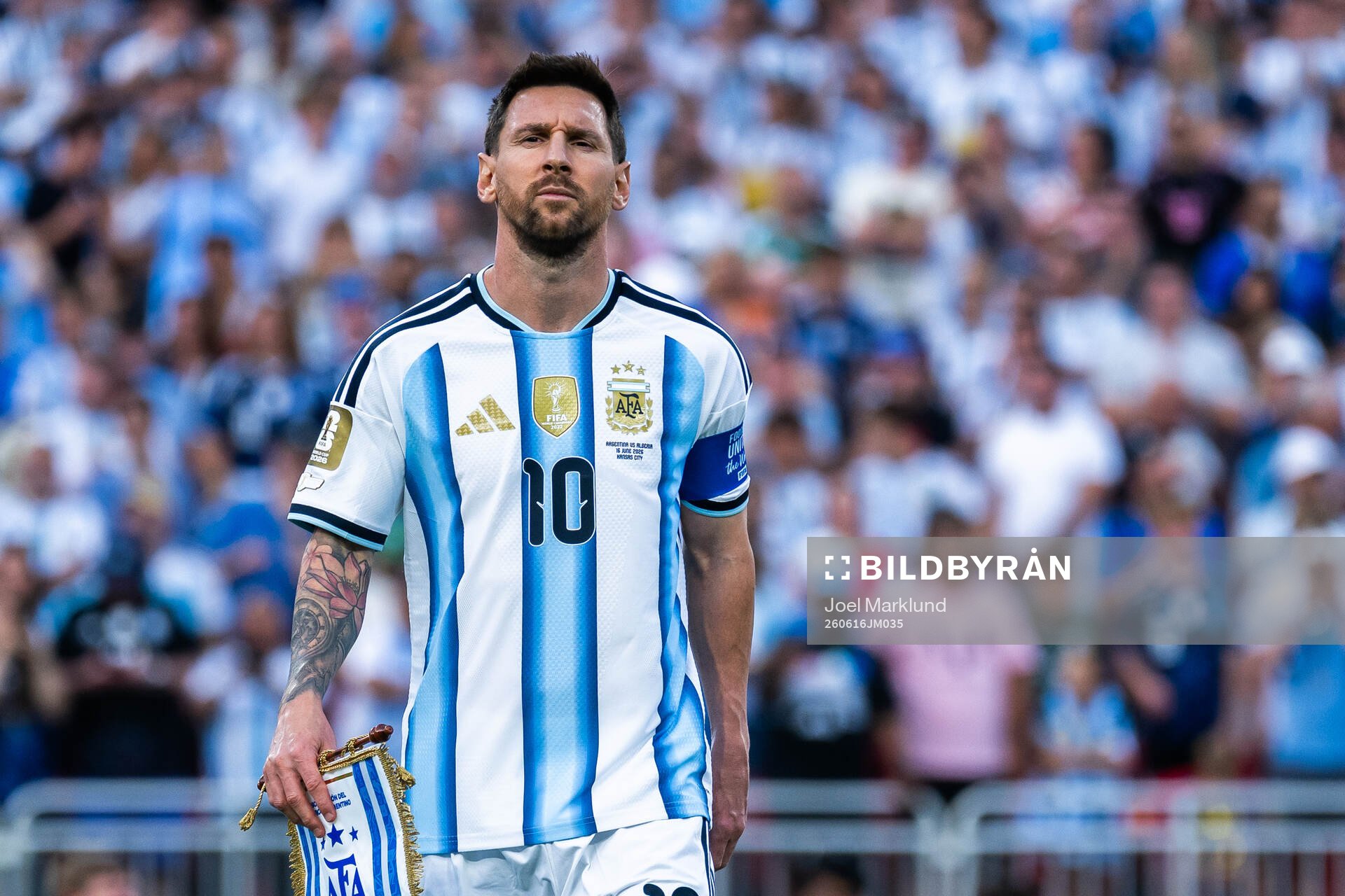 Lionel Messi of Argentina