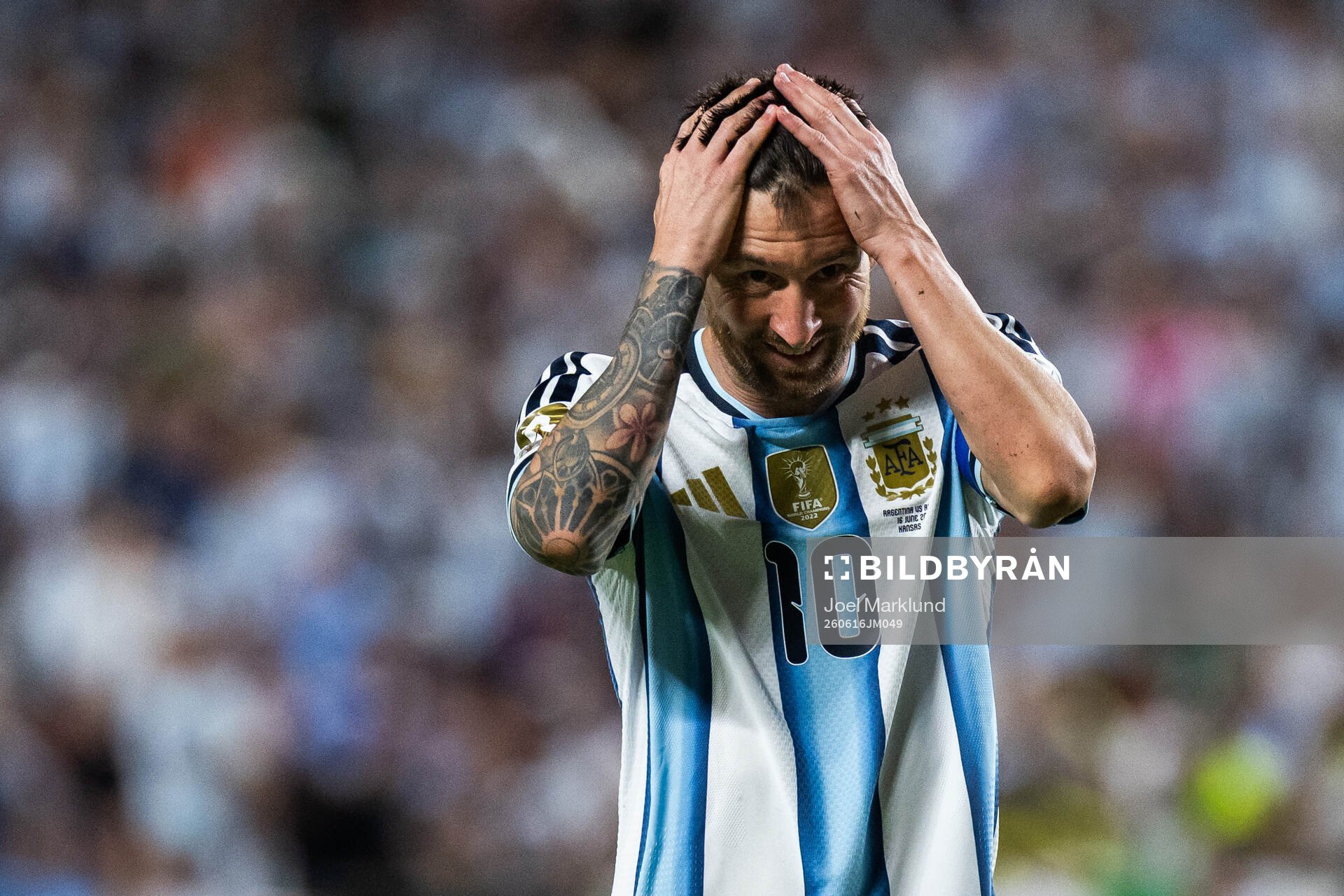 Lionel Messi of Argentina