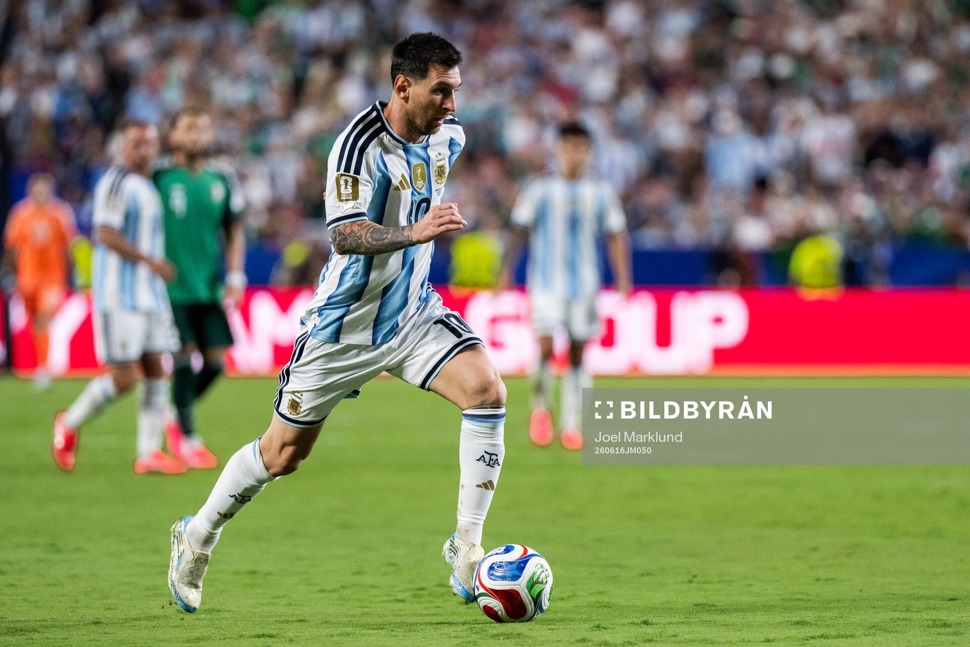 Lionel Messi of Argentina