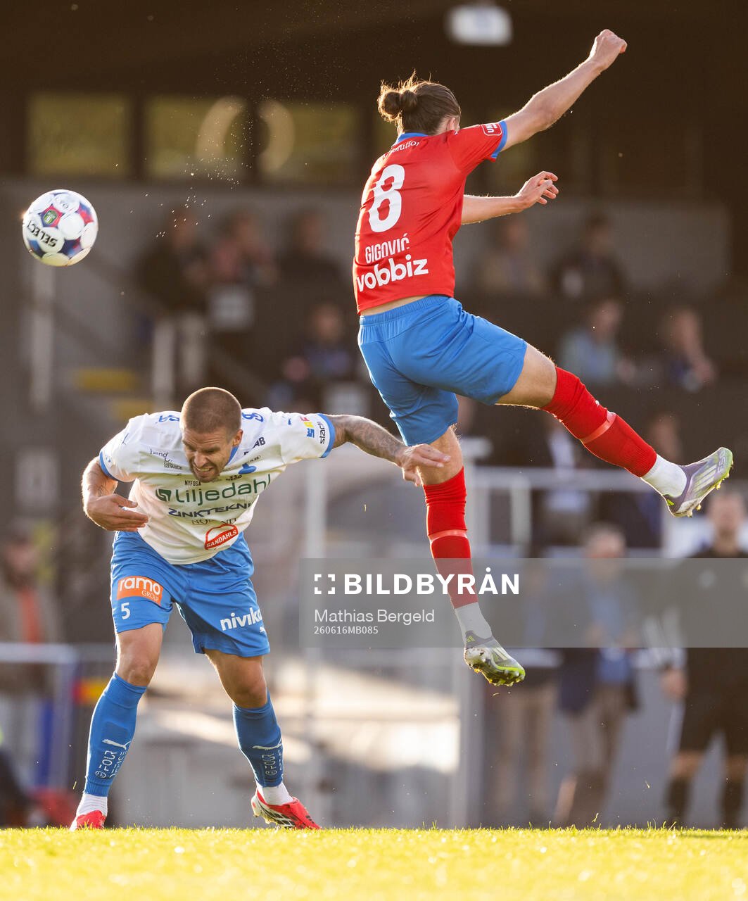 under fotbollsmatchen i Superettan mellan IFK Värnamo och