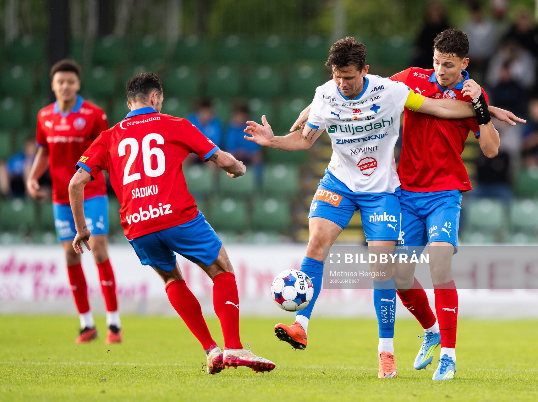 under fotbollsmatchen i Superettan mellan IFK Värnamo och