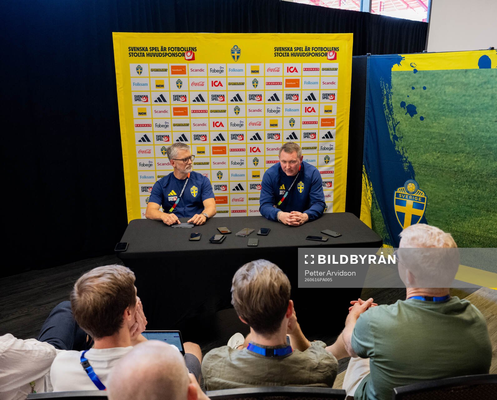 Niclas Carlnén, general secretary and Kim Källström,