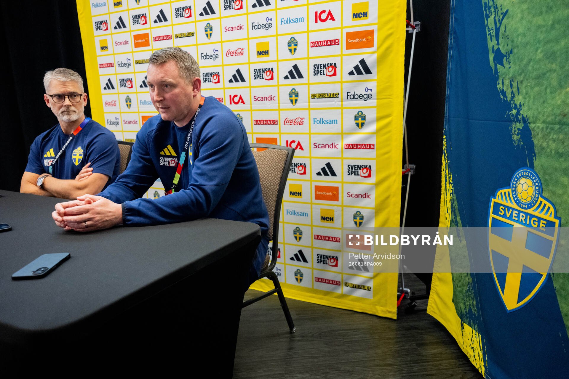 Niclas Carlnén, general secretary and Kim Källström,