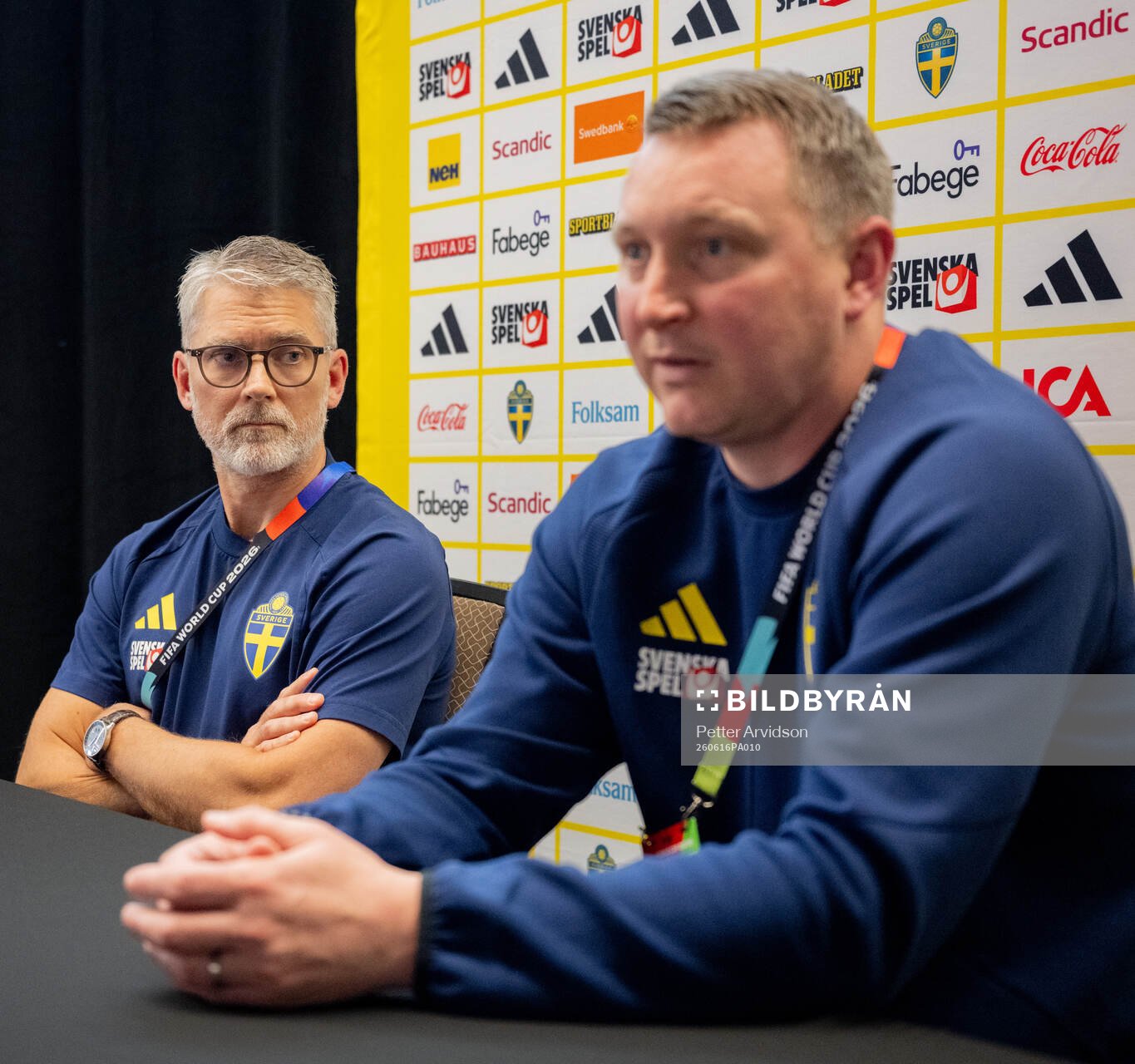 Niclas Carlnén, general secretary and Kim Källström,