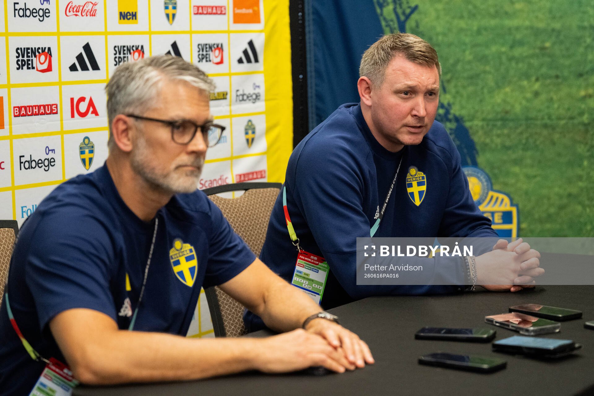 Niclas Carlnén, general secretary and Kim Källström,