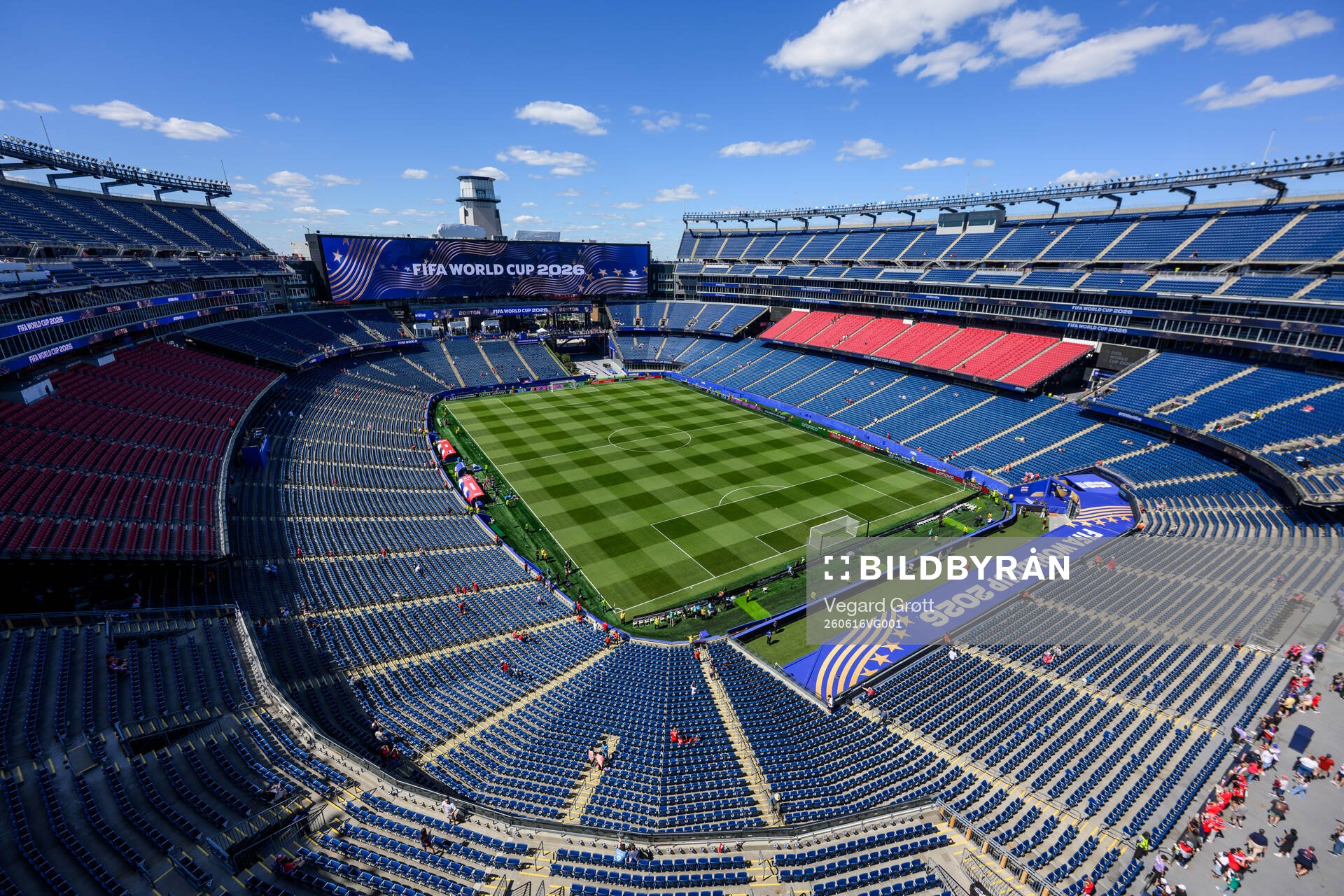 General view of Boston Stadium