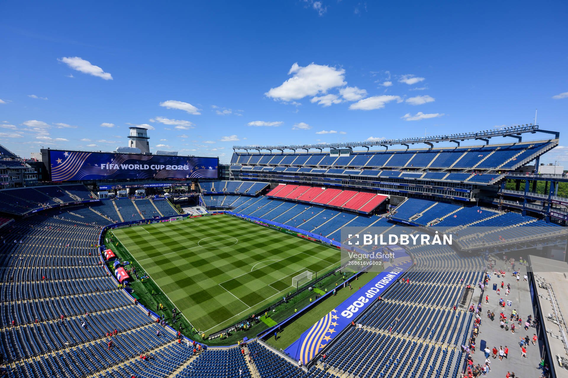 General view of Boston Stadium