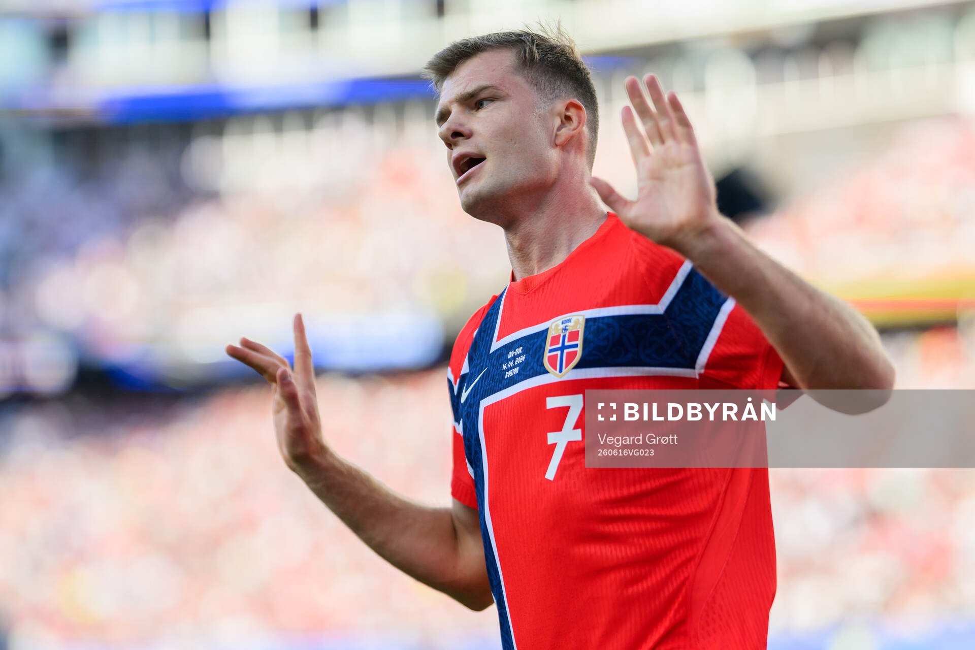 Alexander Sørloth of Norway