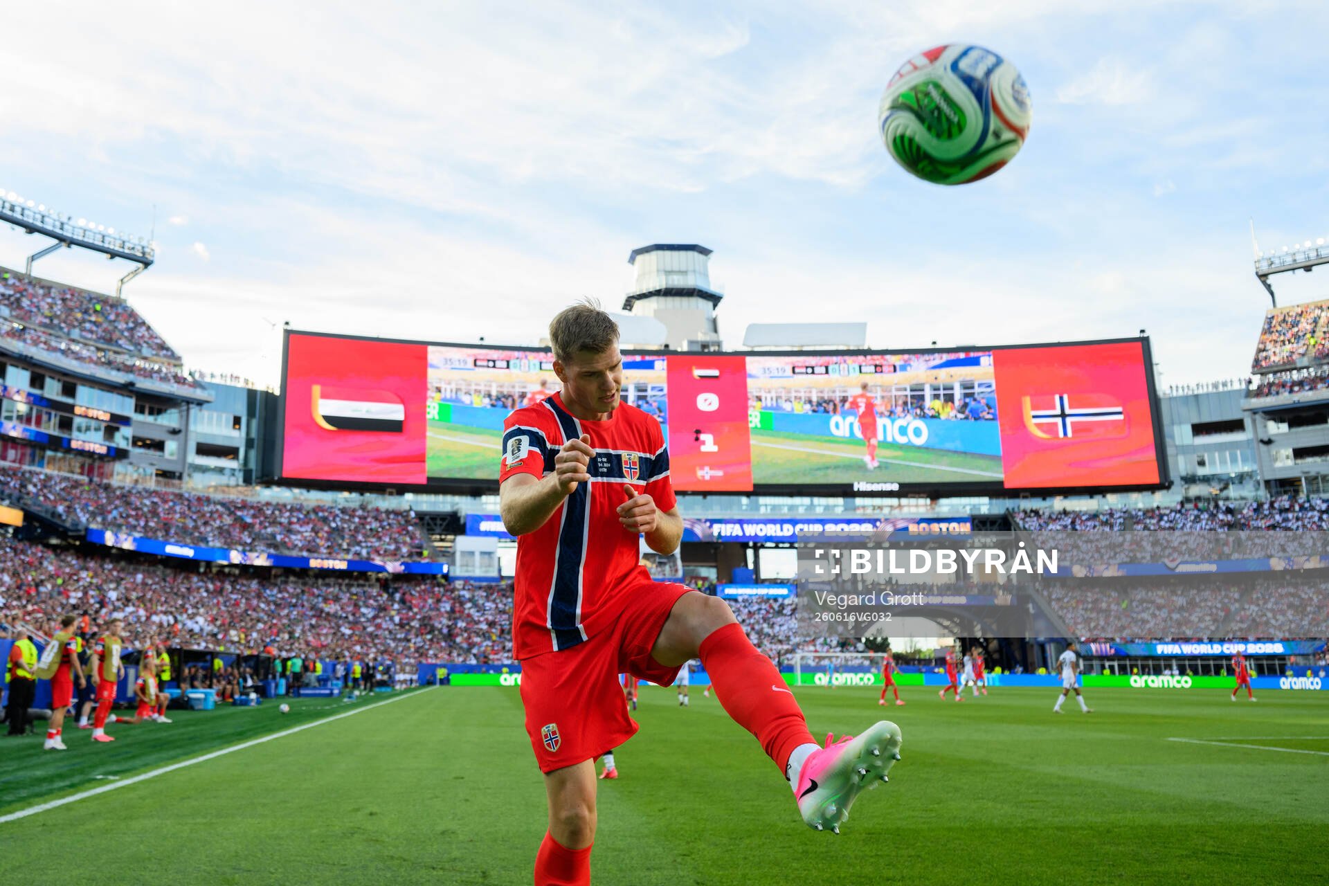 Alexander Sørloth of Norway