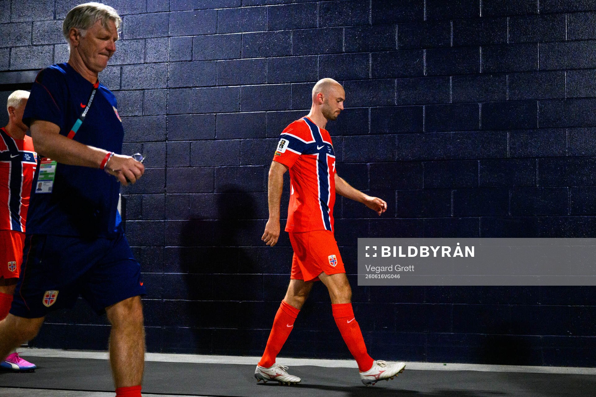 Fredrik Aursnes of Norway at half time