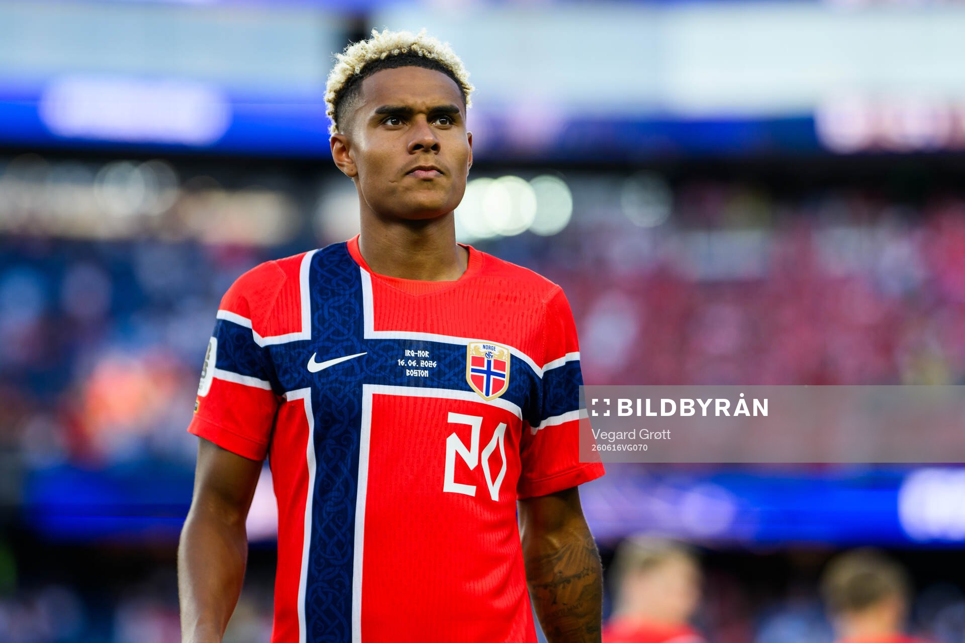 Antonio Nusa of Norway