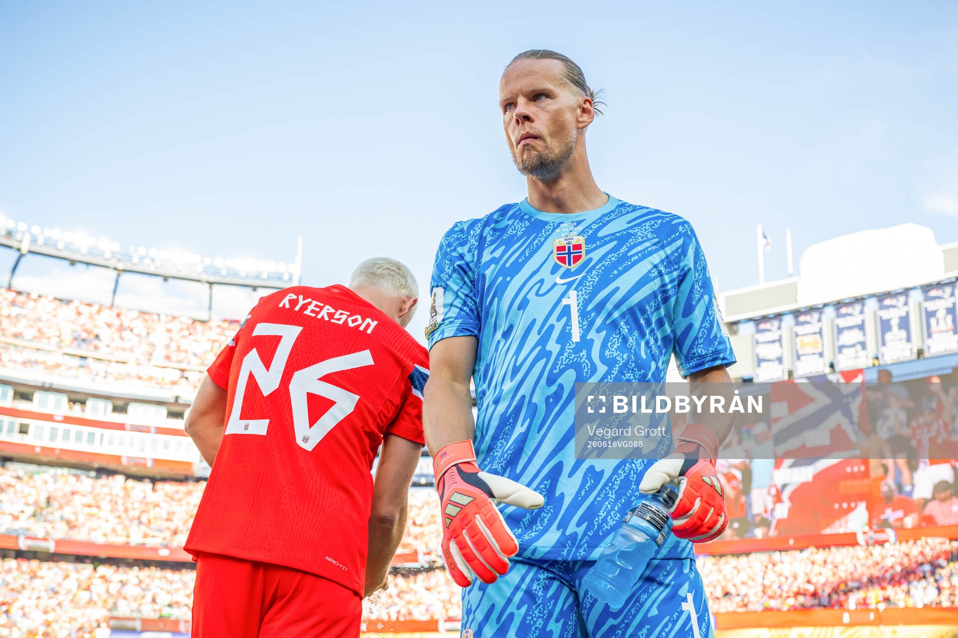 Goalkeeper Ørjan Håskjold Nyland of Norway