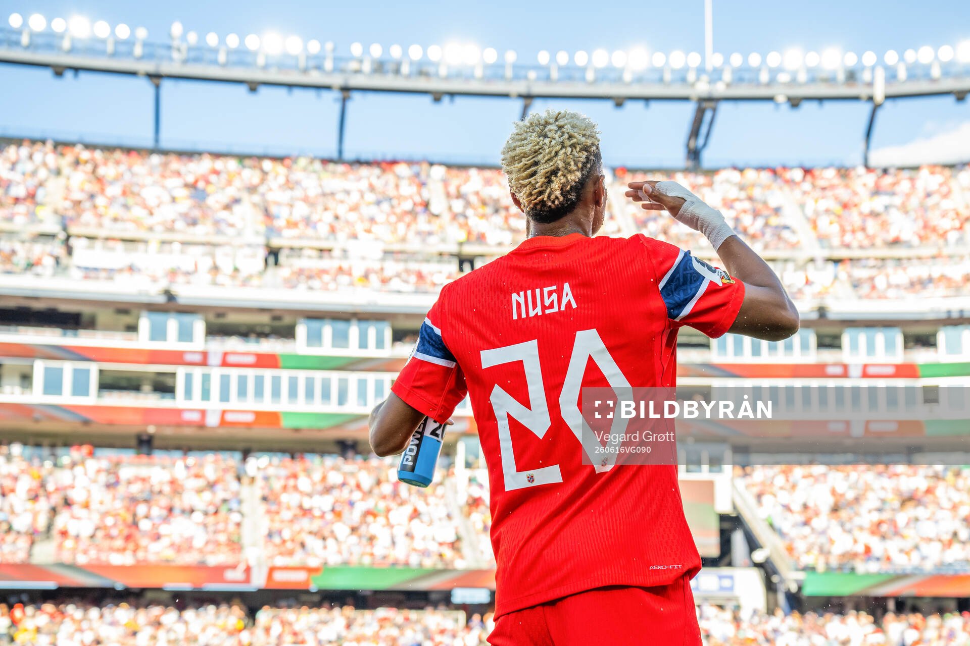Antonio Nusa of Norway