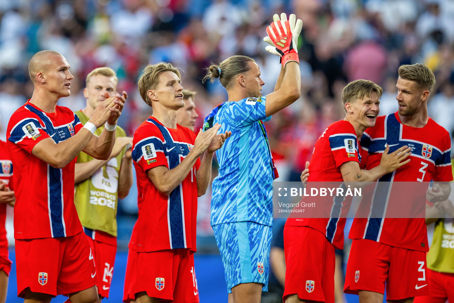 Martin Ødegaard, goalkeeper Ørjan Nyland, David Møller