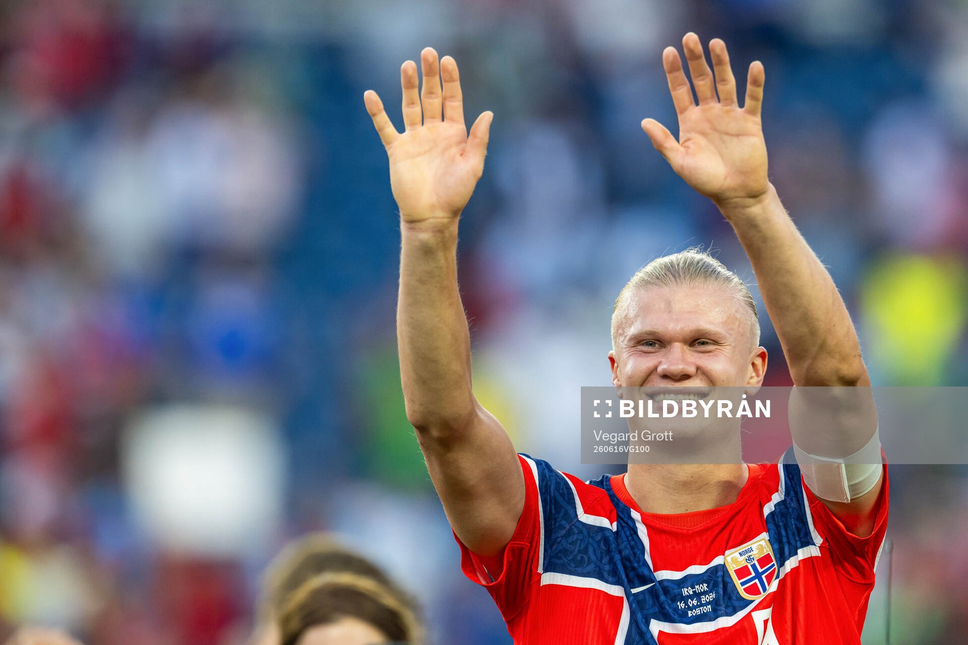 Erling Braut Haaland of Norway celebrates
