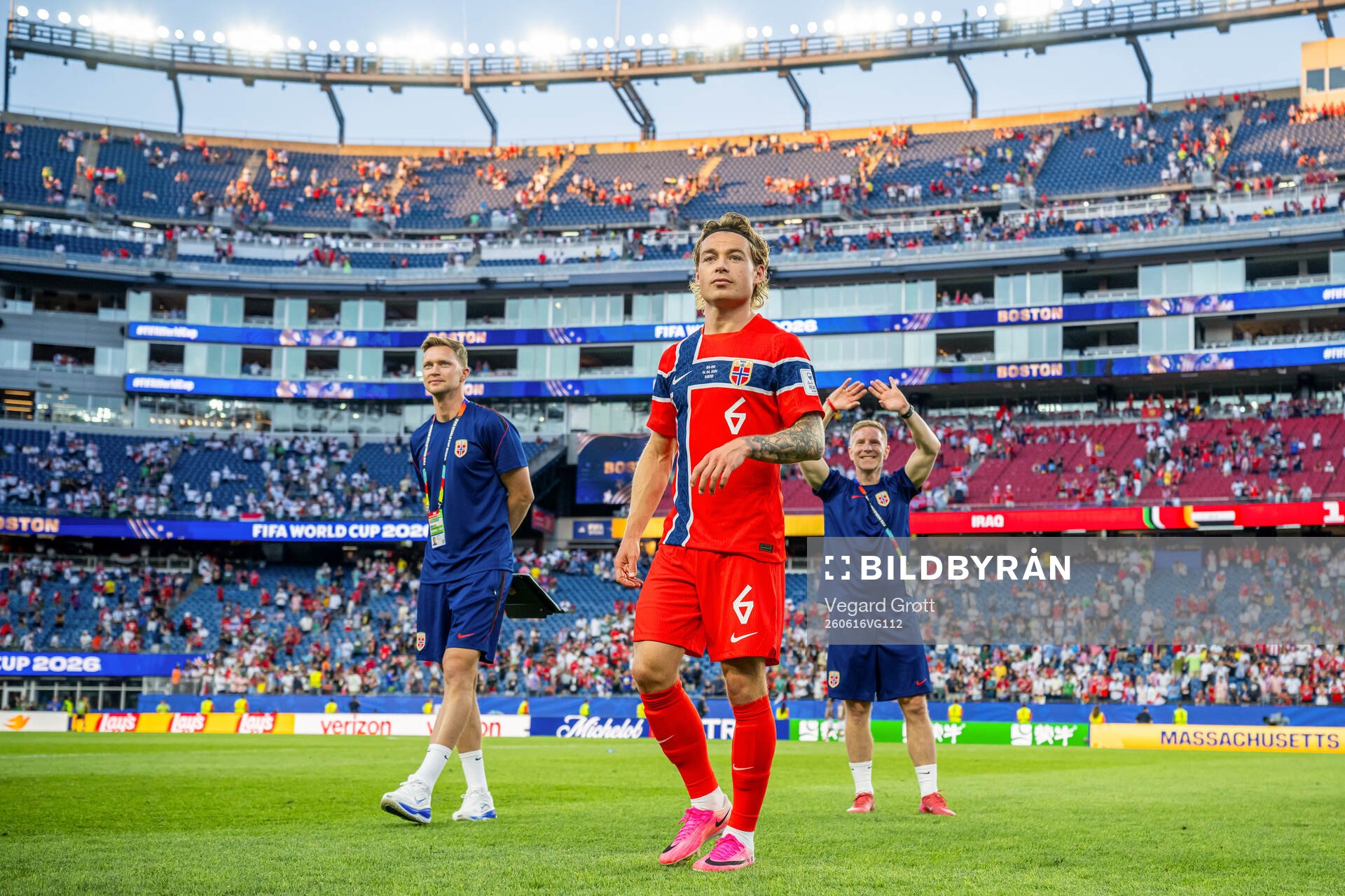 Pål Fjelde, set-piece coach, Patrick Berg and Bjørn Vidar