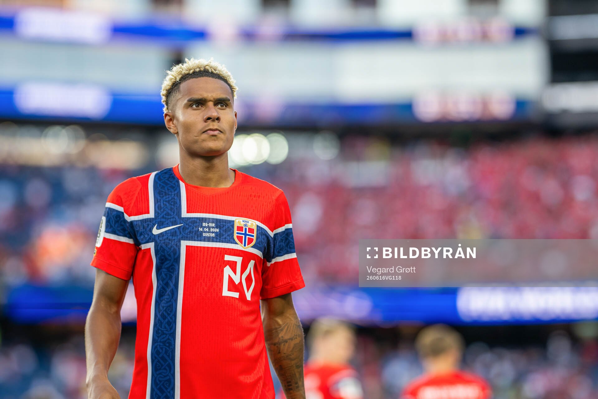 Antonio Nusa of Norway