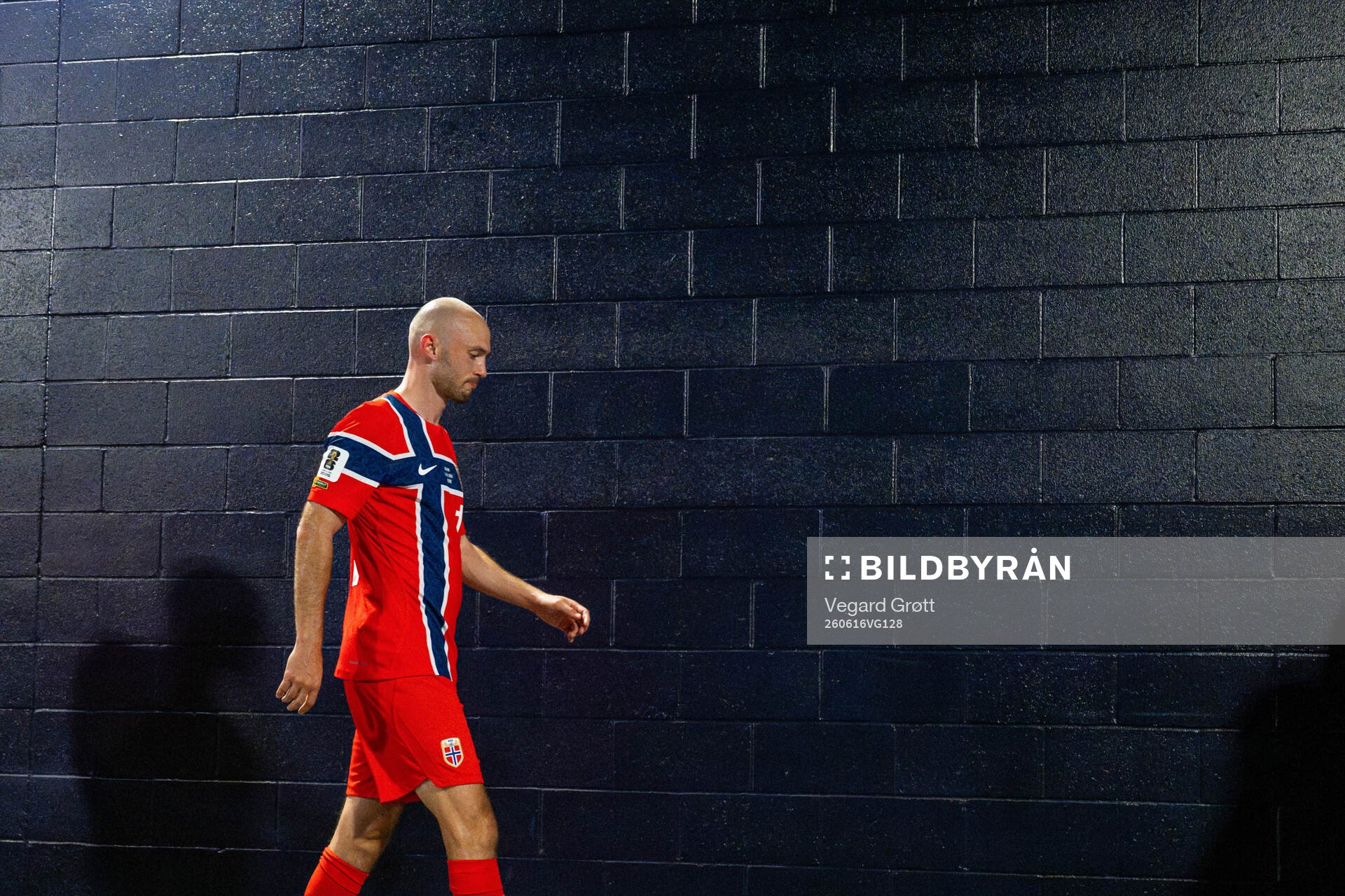 Fredrik Aursnes of Norway at half-time