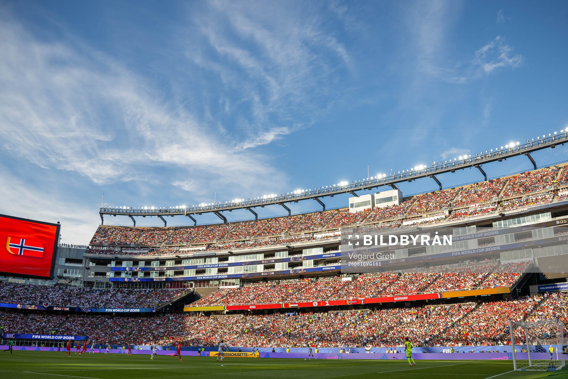 General view of Boston Stadium