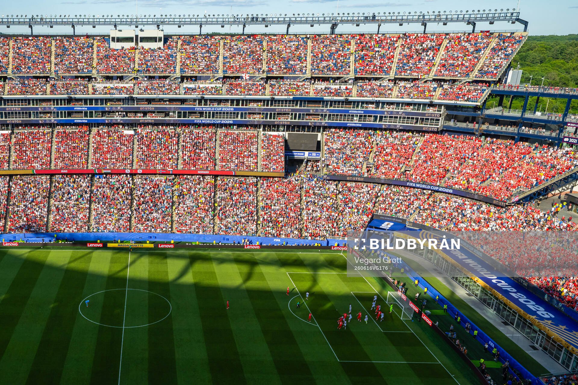 General view of Boston Stadium