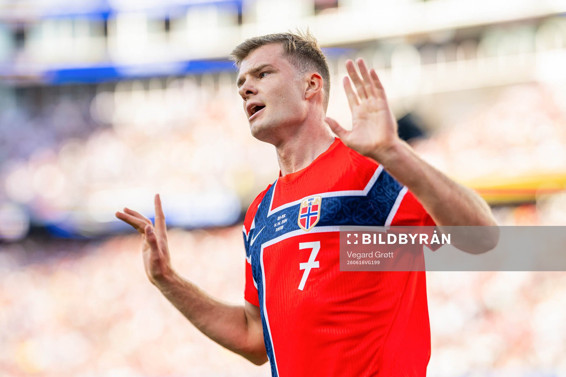 Alexander Sørloth of Norway
