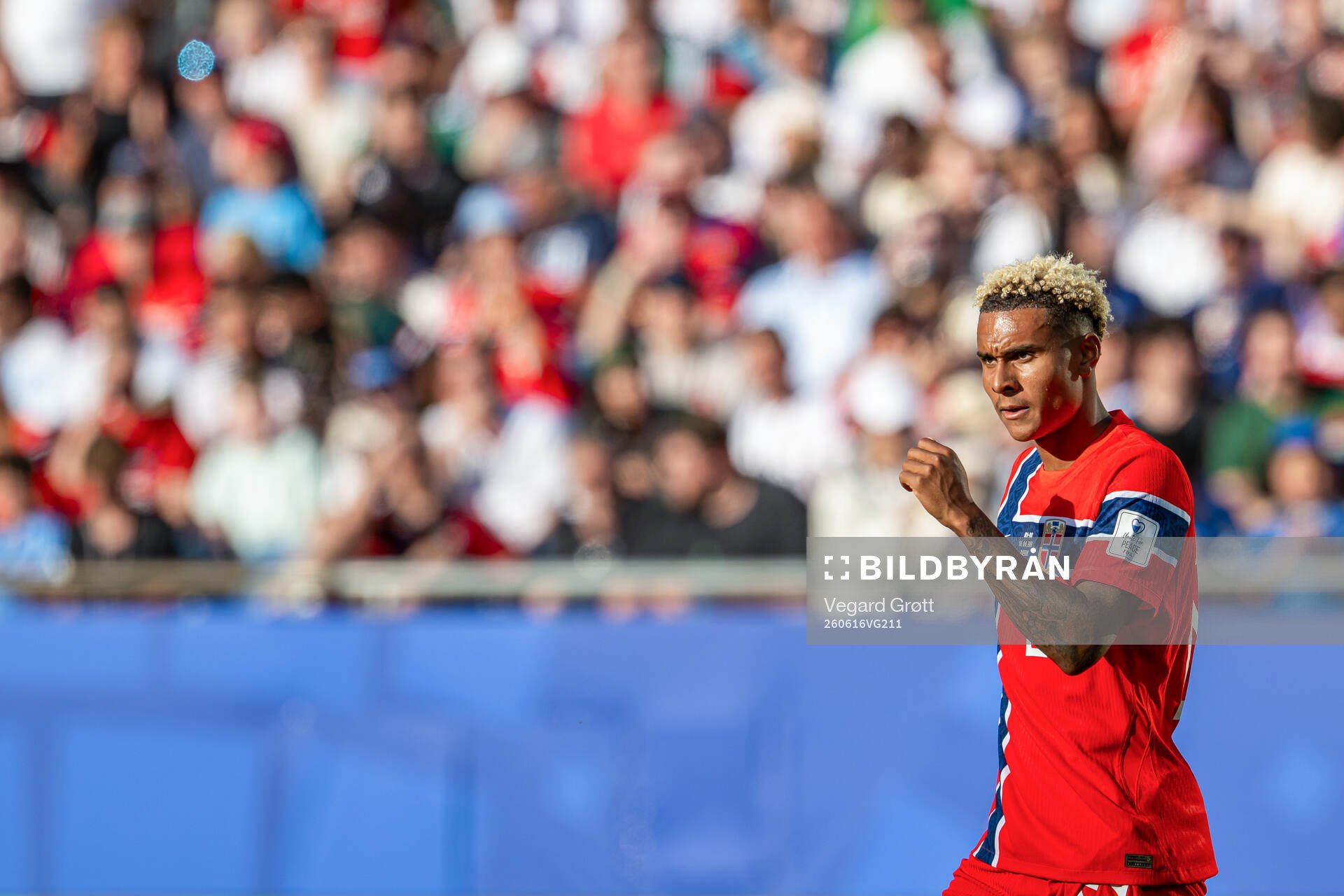 Antonio Nusa of Norway