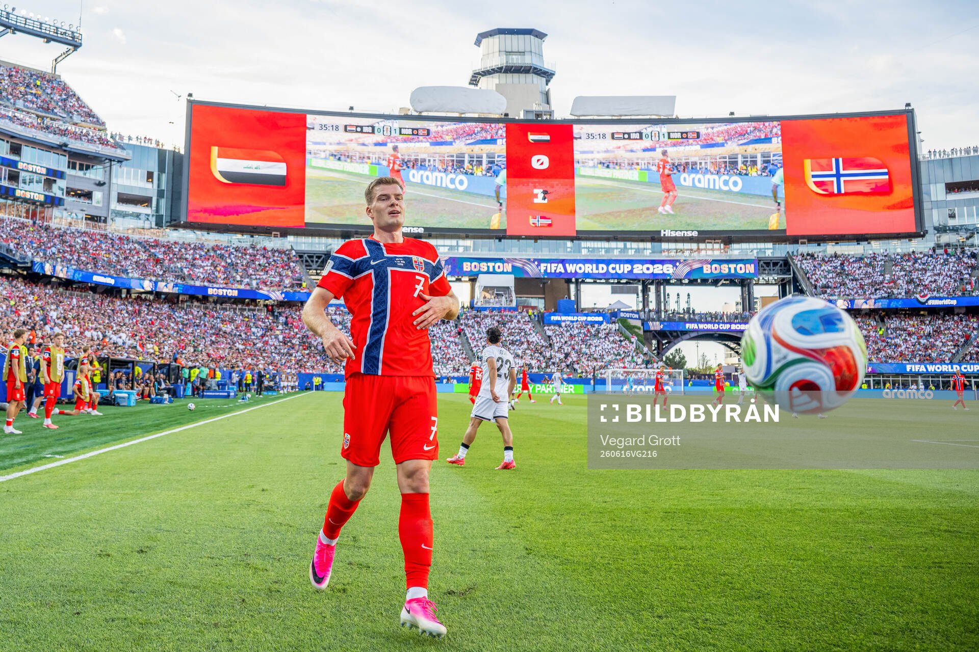 Alexander Sørloth of Norway