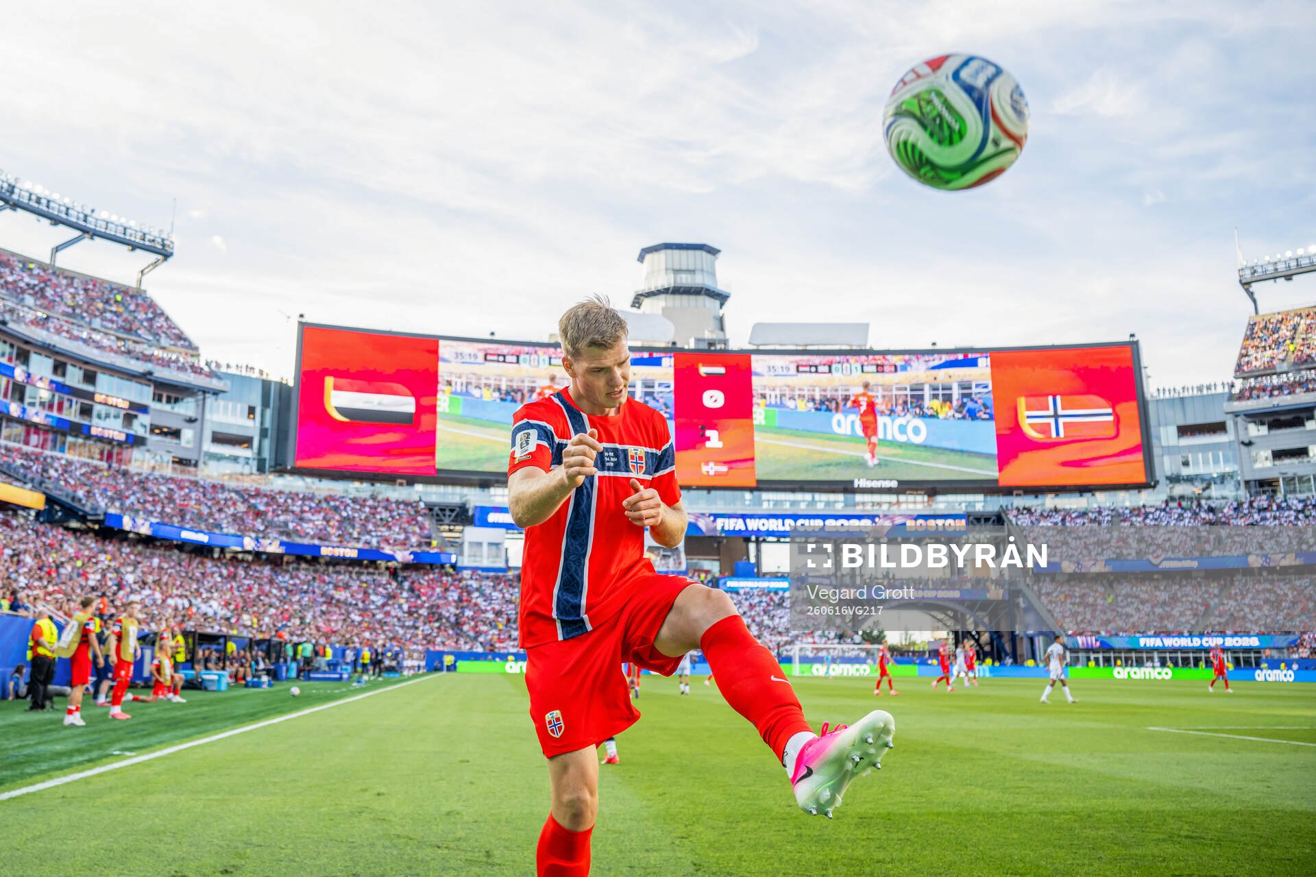Alexander Sørloth of Norway