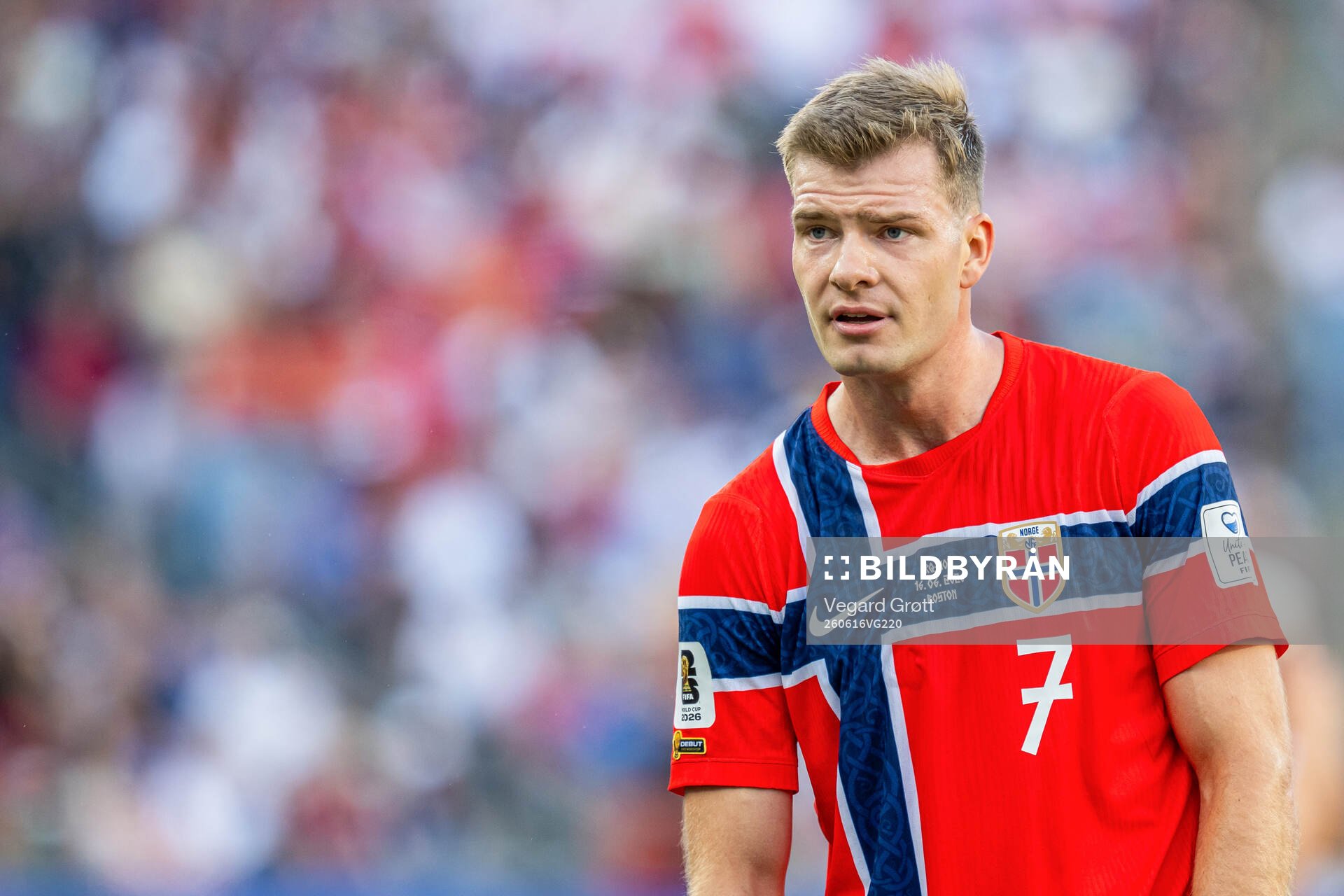 Alexander Sørloth of Norway